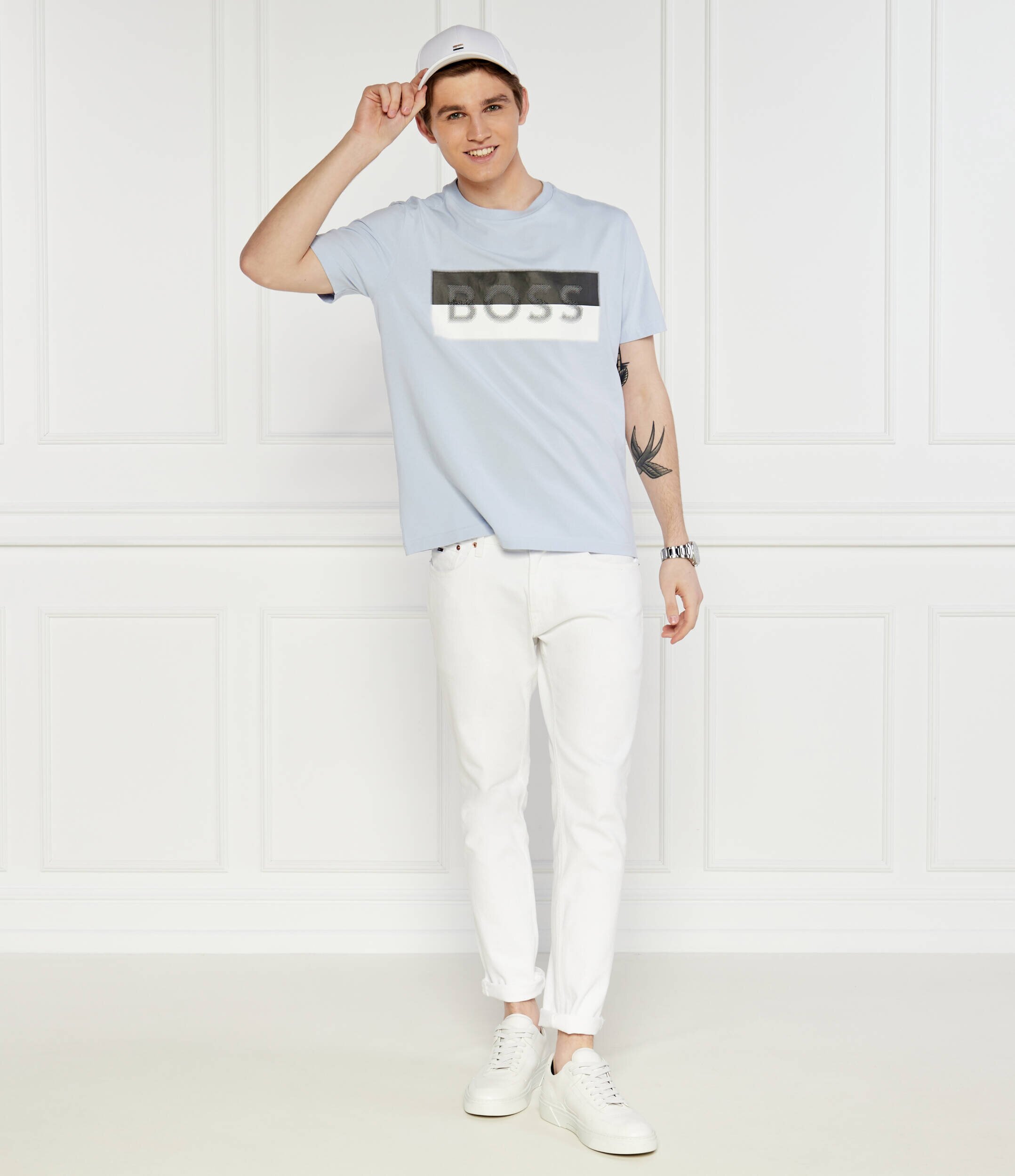 BOSS Green Tricou | Regular Fit | stretch