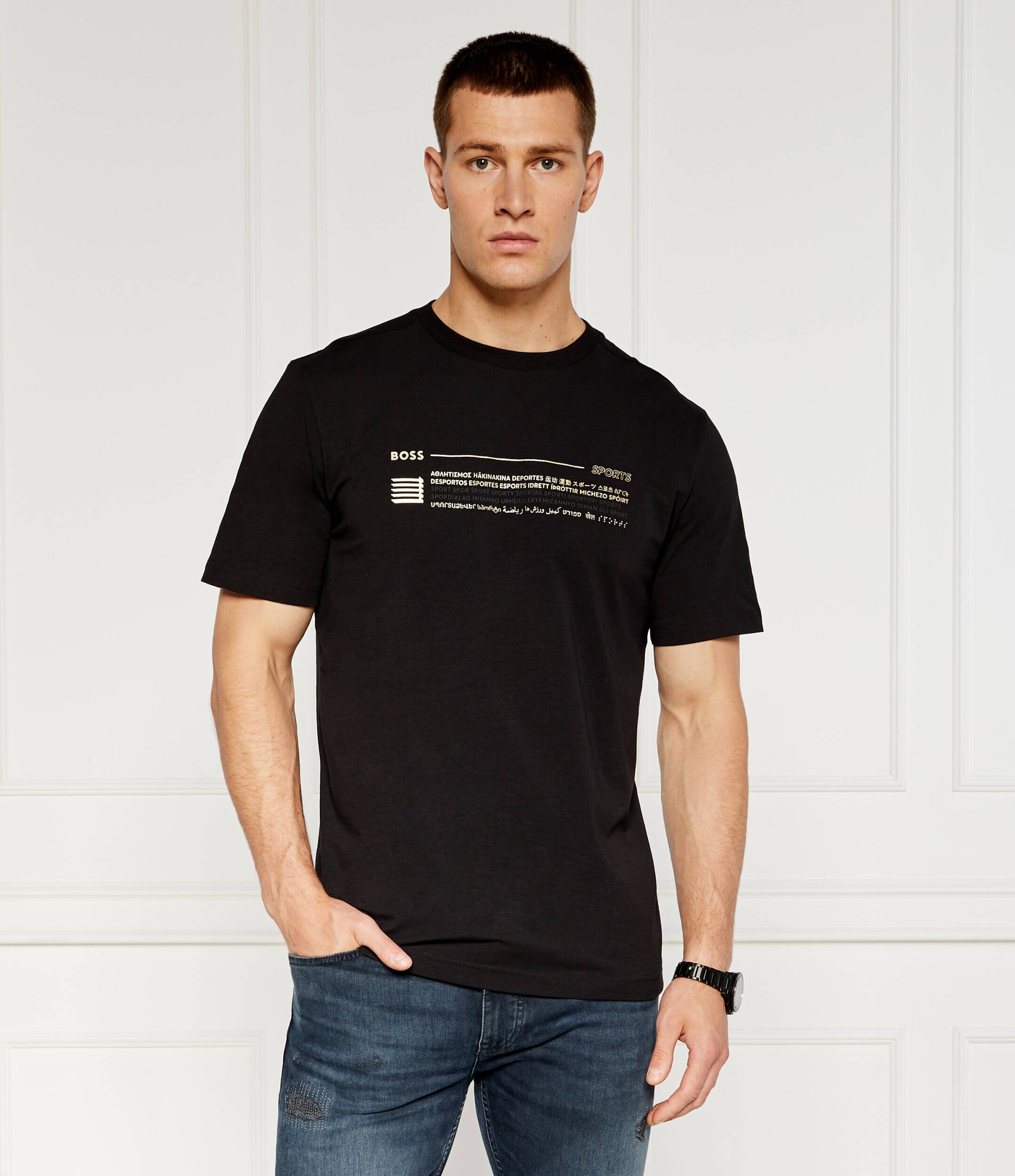 BOSS Green Tricou | Regular Fit | stretch