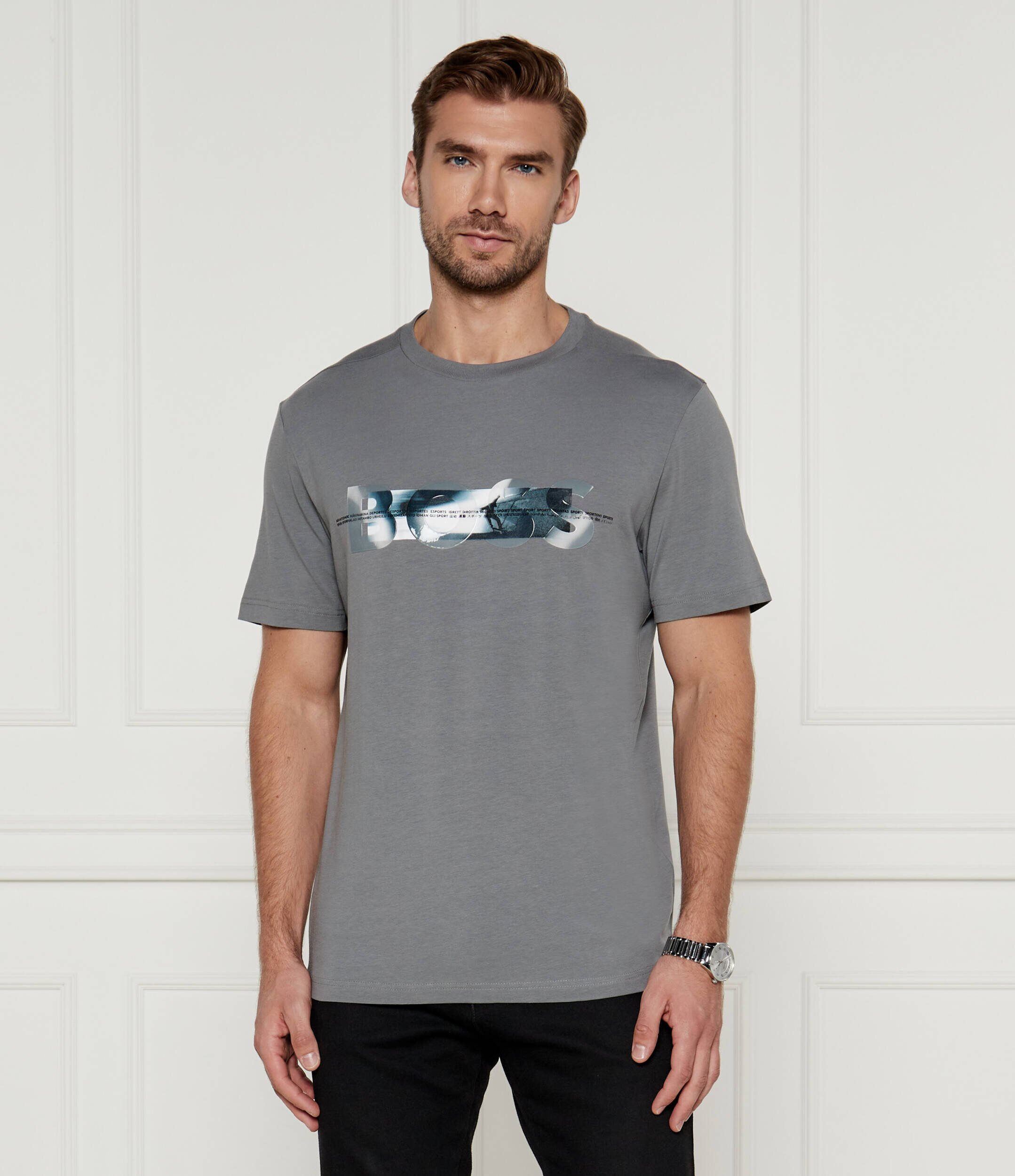 BOSS Green Tricou | Regular Fit | stretch