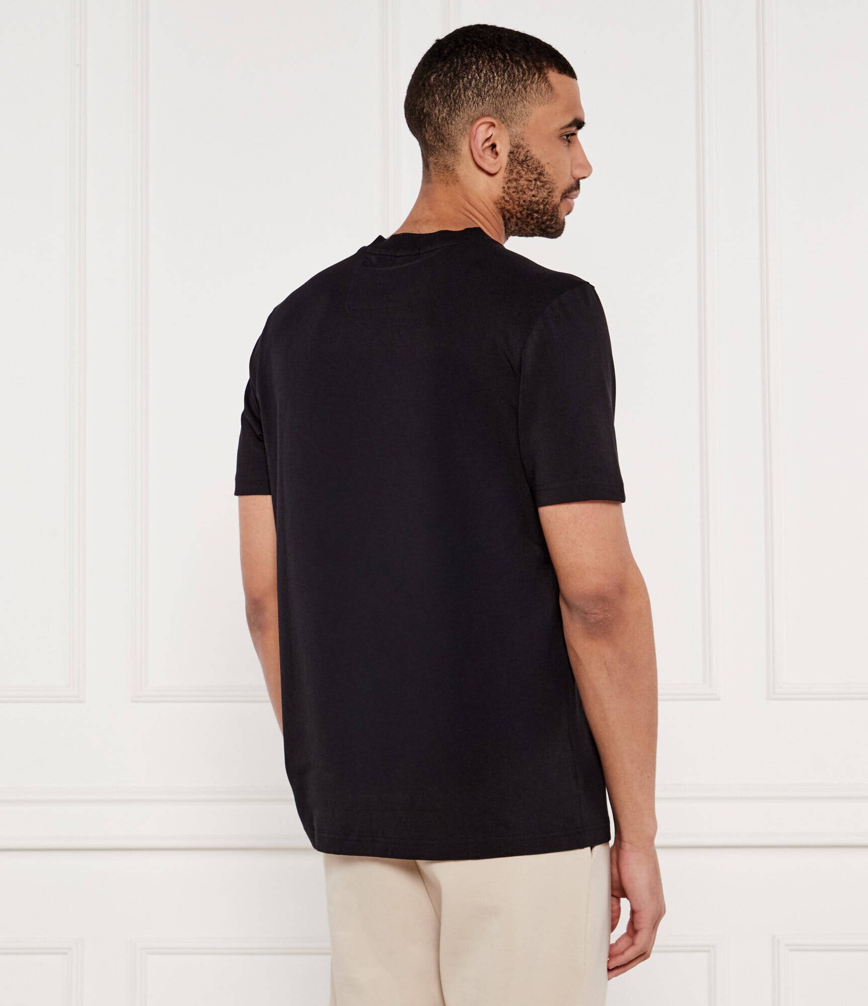 BOSS Green Tricou Rib | Regular Fit