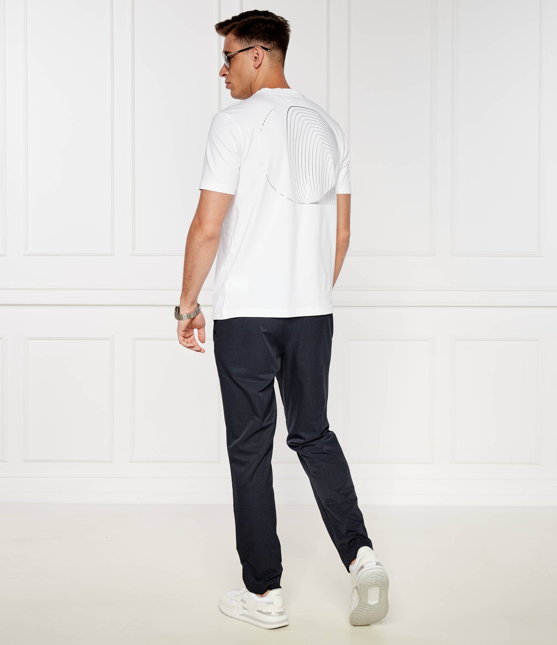 BOSS Green Tricou Tee 5 | Regular Fit | stretch