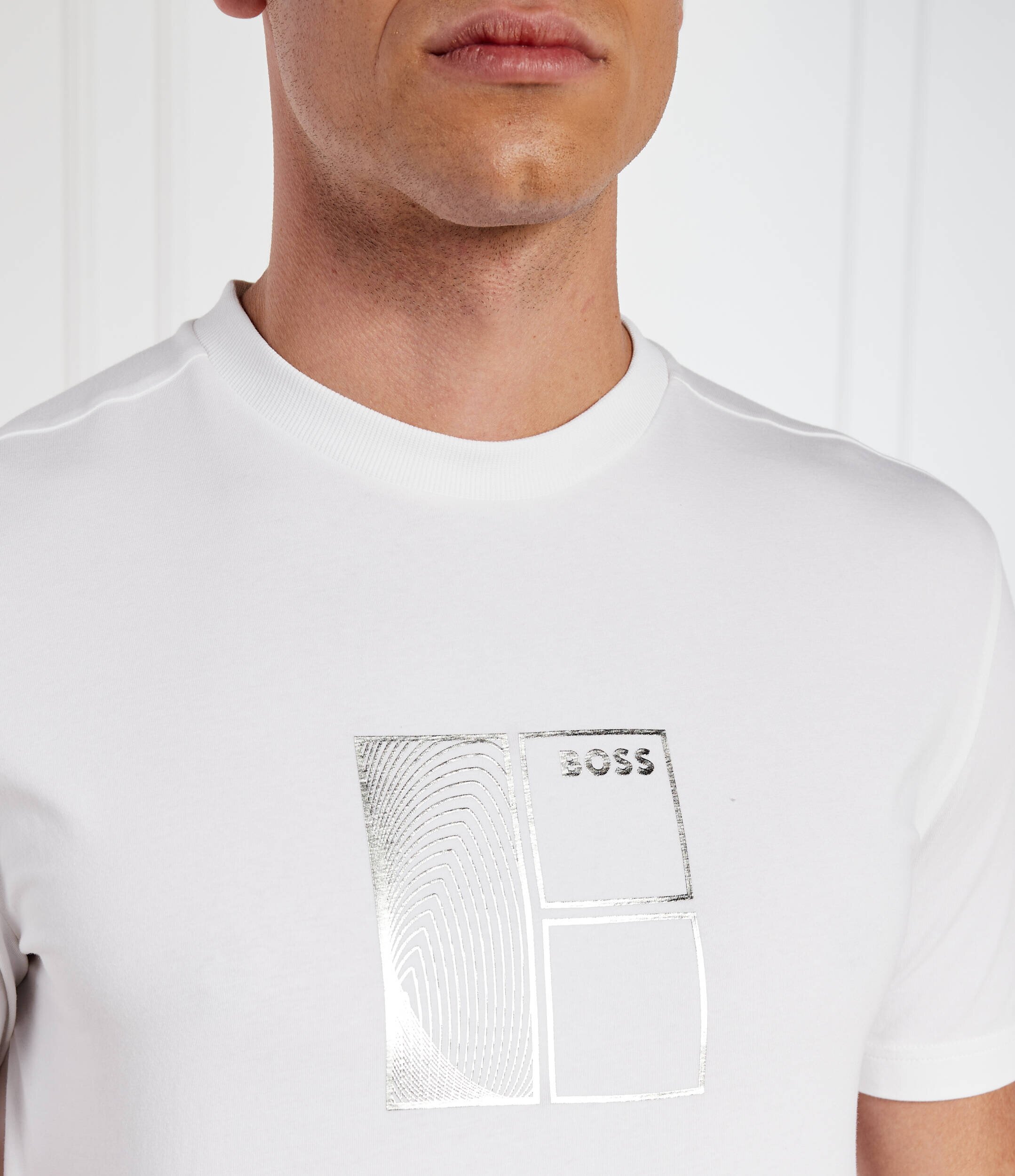 BOSS Green Tricou Tee 5 | Regular Fit | stretch