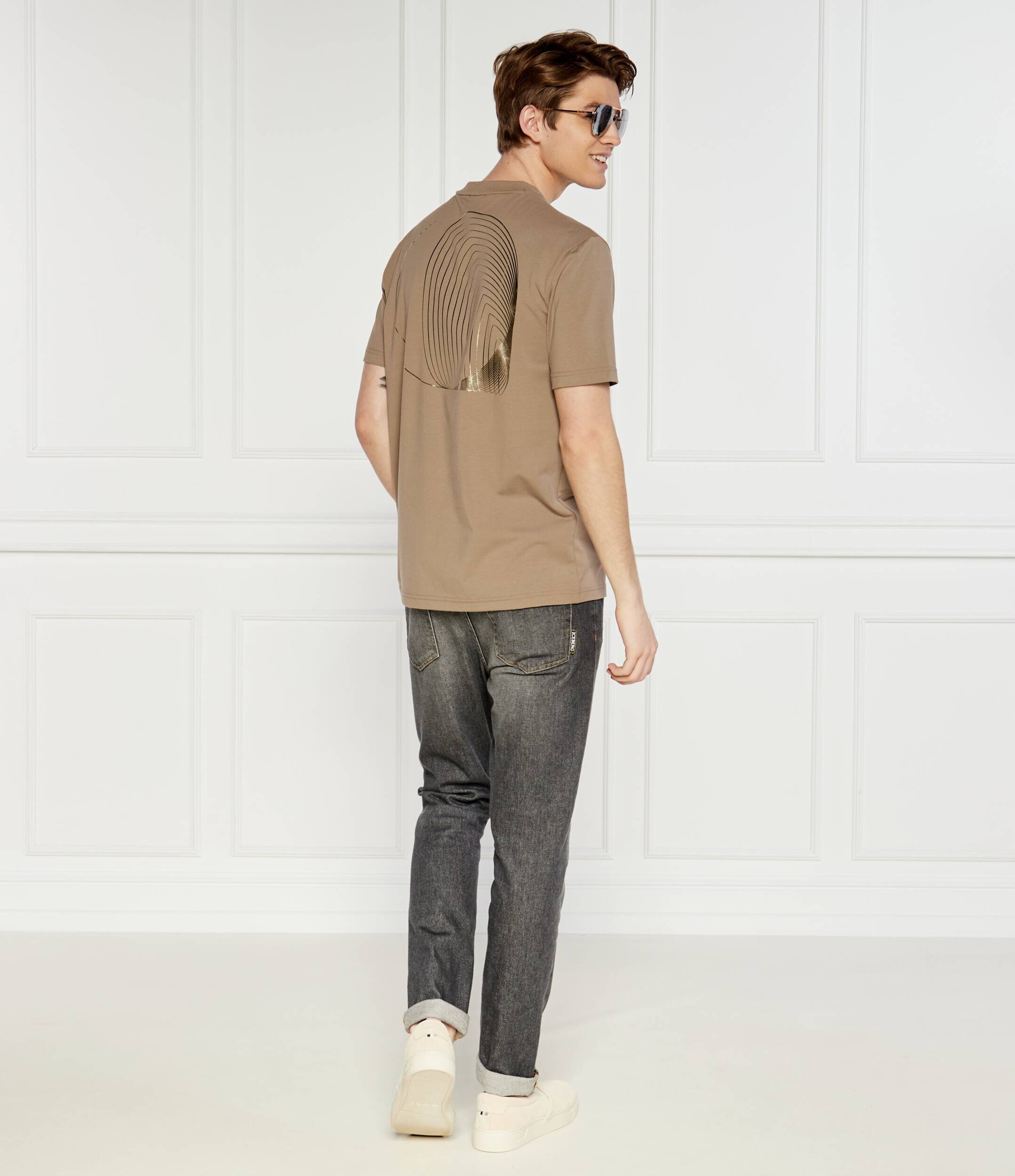 BOSS Green Tricou Tee 5 | Regular Fit | stretch