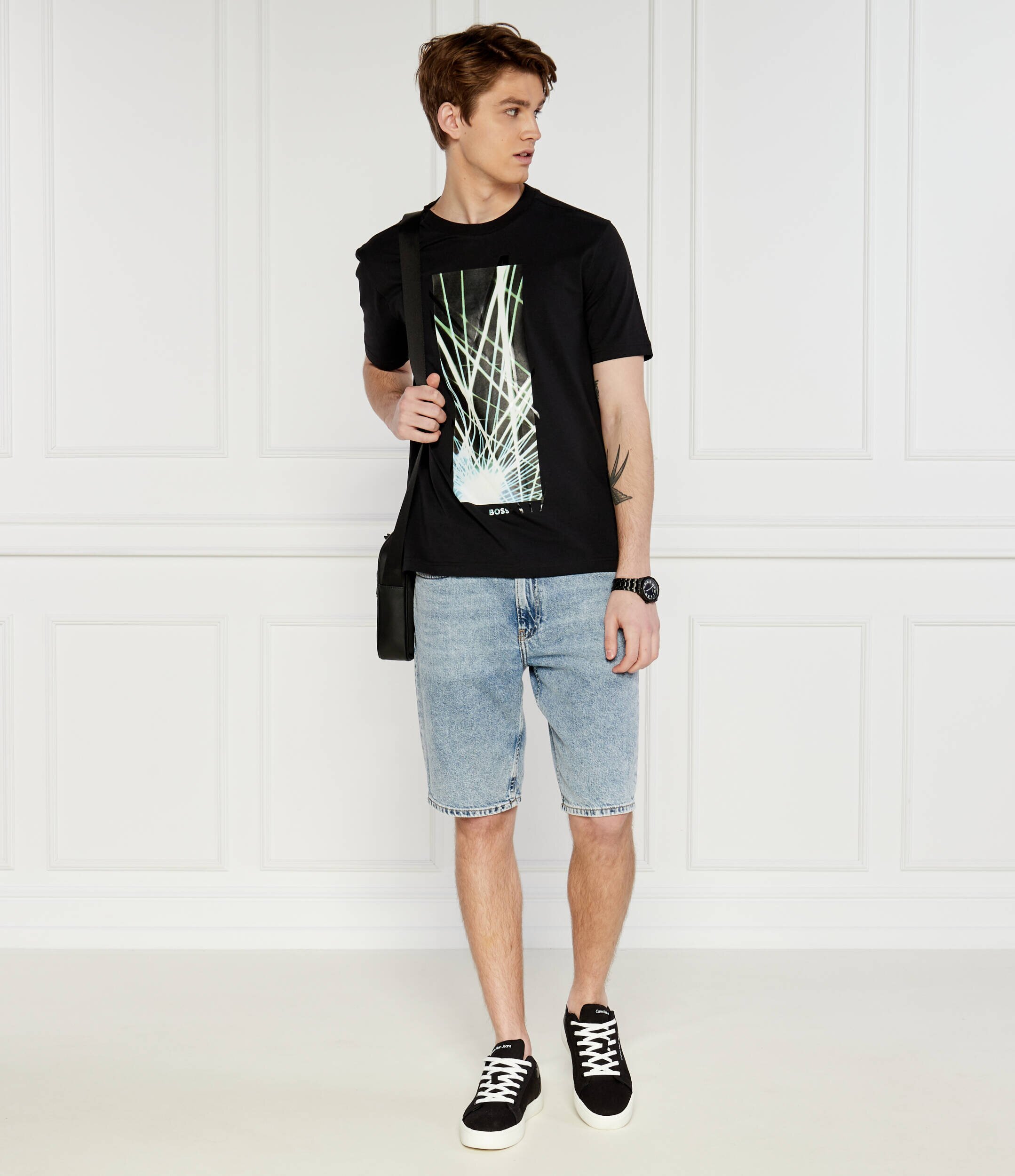 BOSS Green Tricou Tee 6 | Regular Fit | stretch