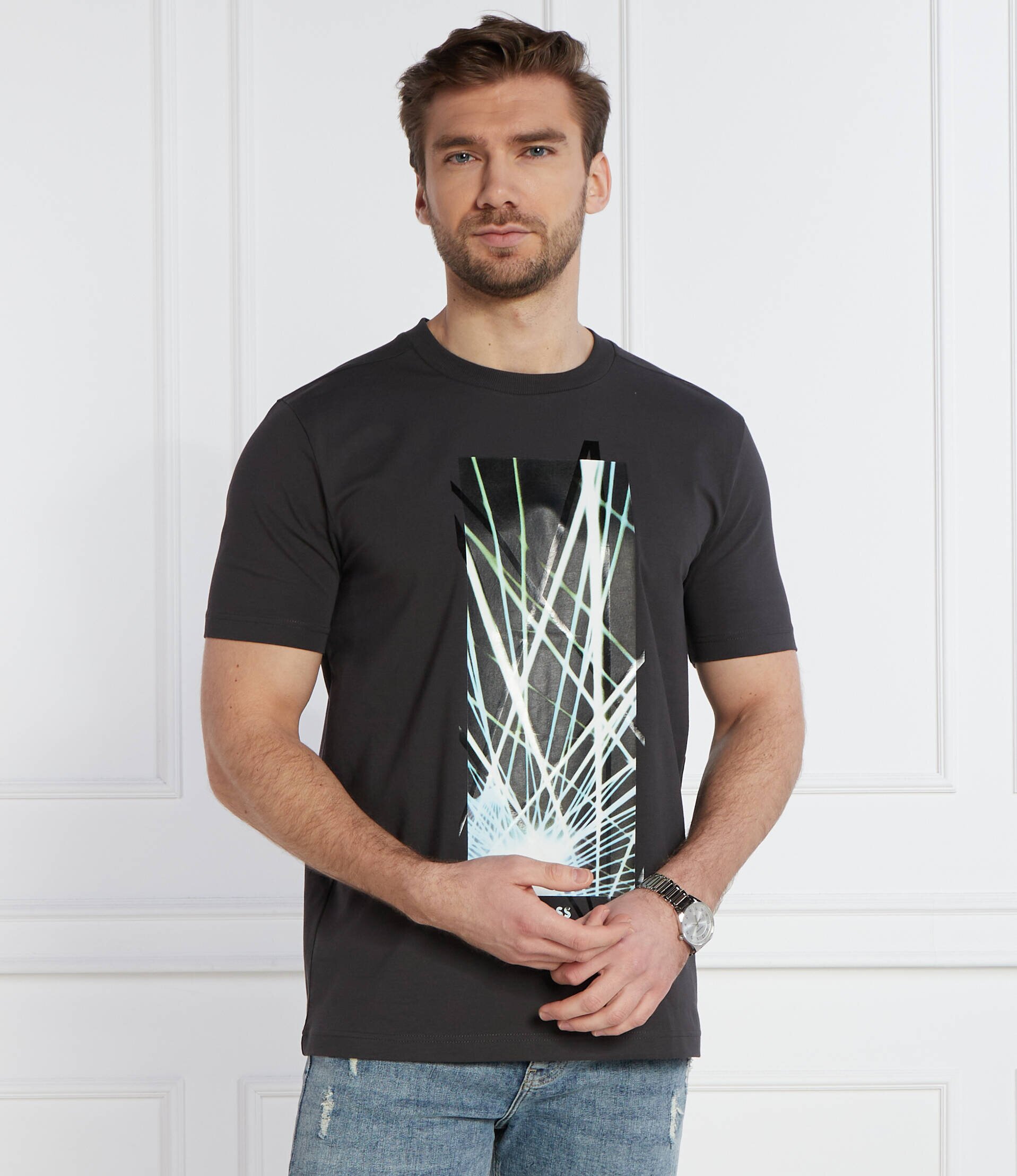 BOSS Green Tricou Tee 6 | Regular Fit | stretch