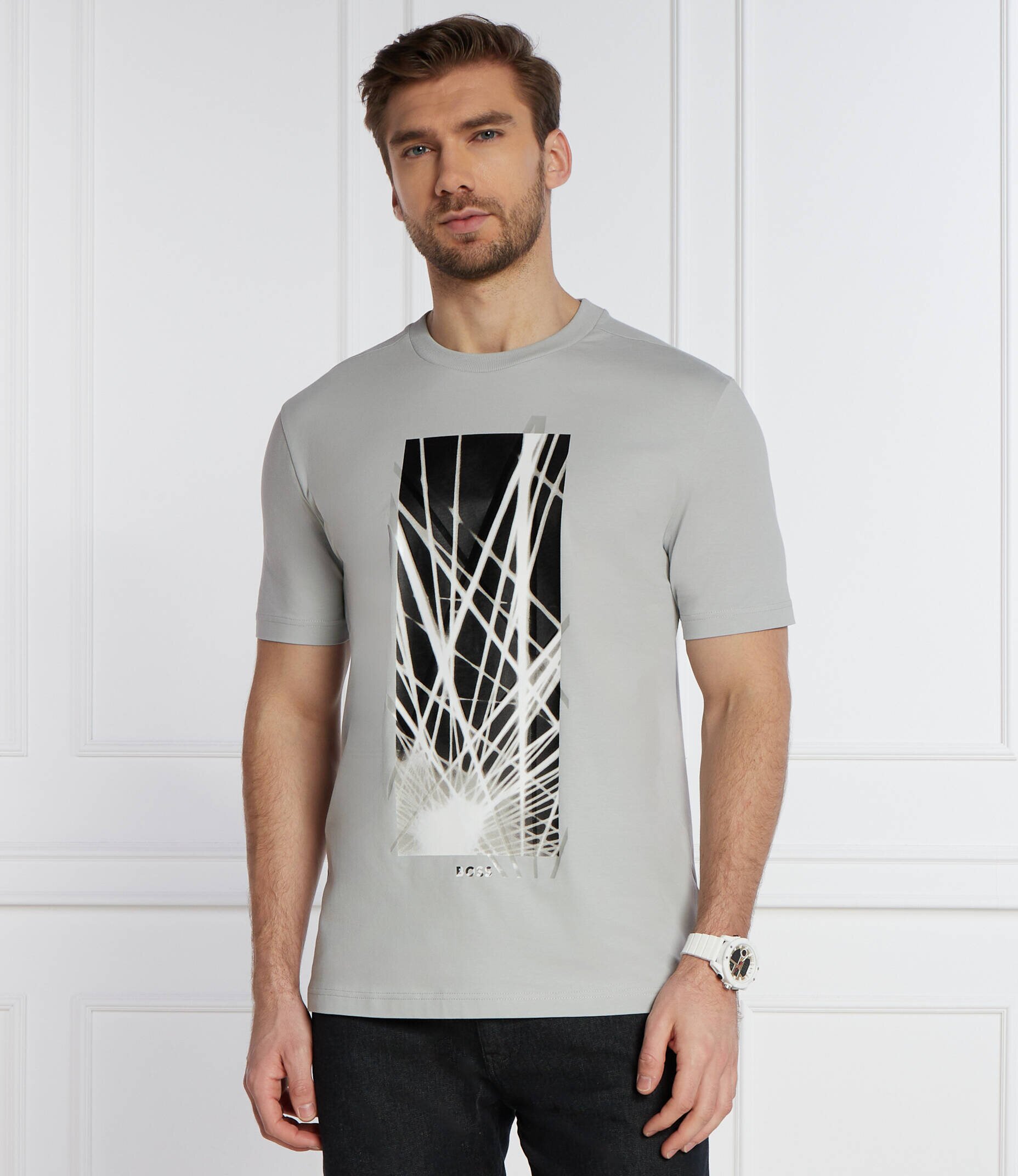 BOSS Green Tricou Tee 6 | Regular Fit | stretch
