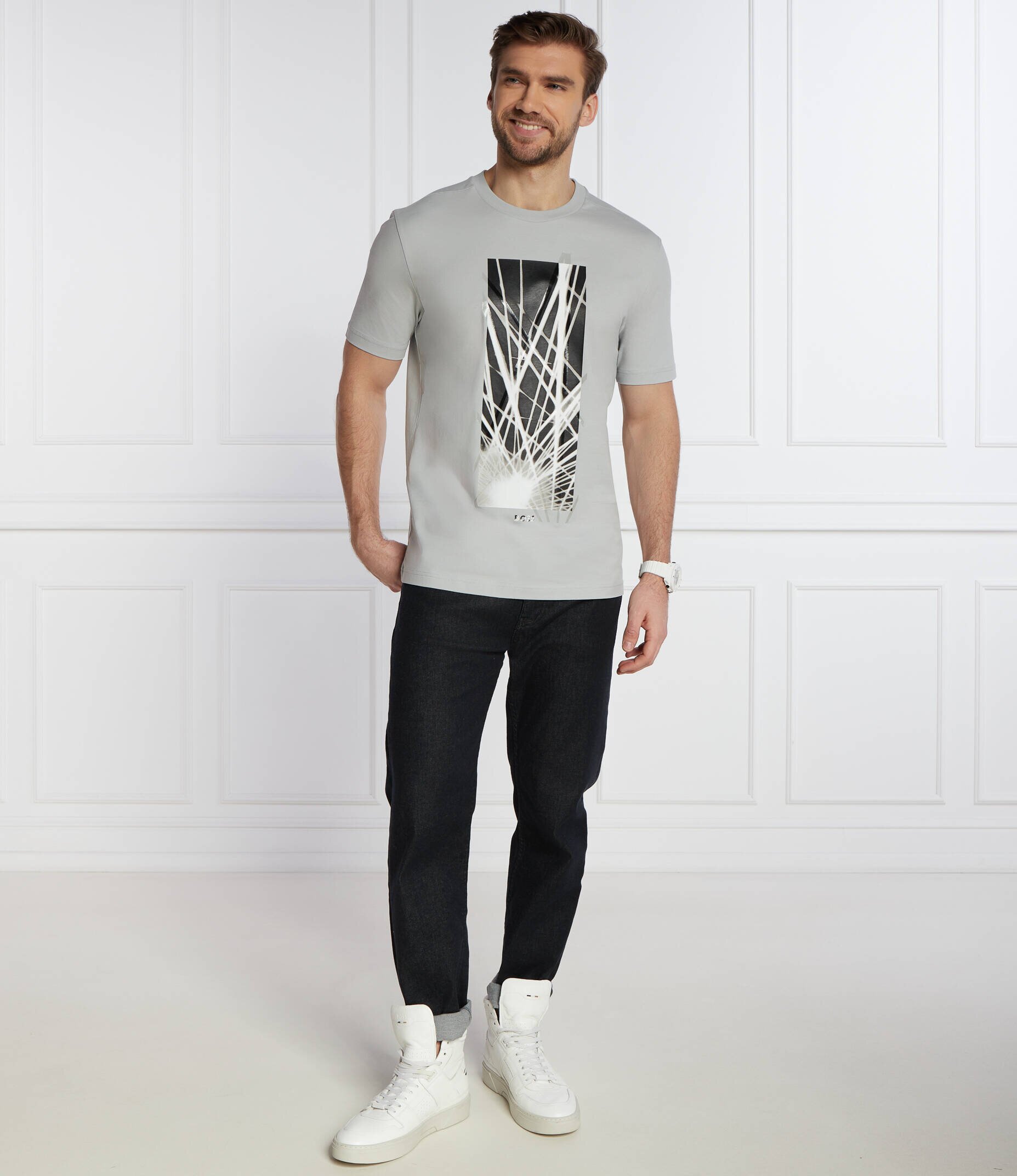 BOSS Green Tricou Tee 6 | Regular Fit | stretch