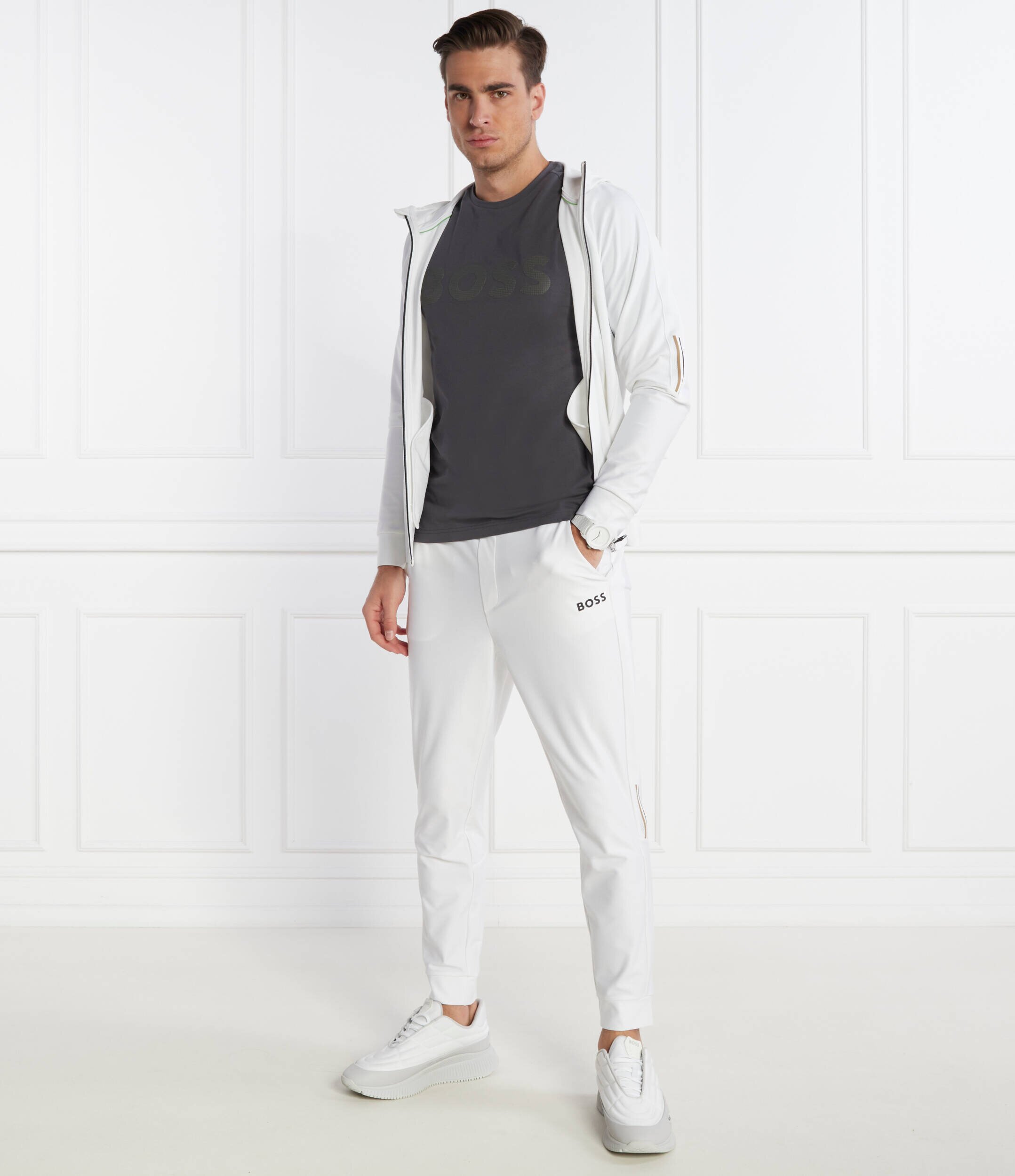 BOSS Green Tricou Tee 8 | Slim Fit | stretch
