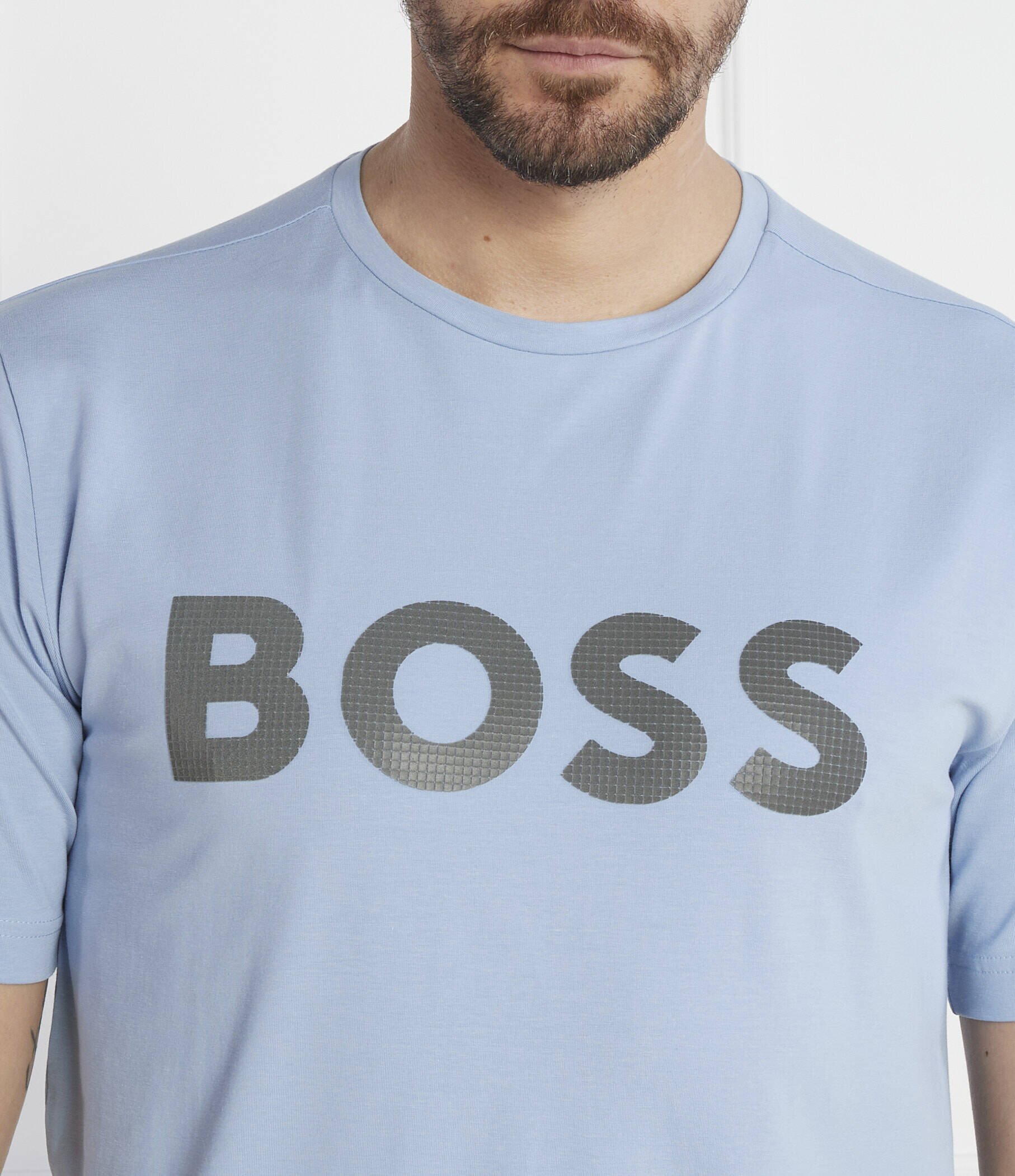 BOSS Green Tricou Tee 8 | Slim Fit | stretch