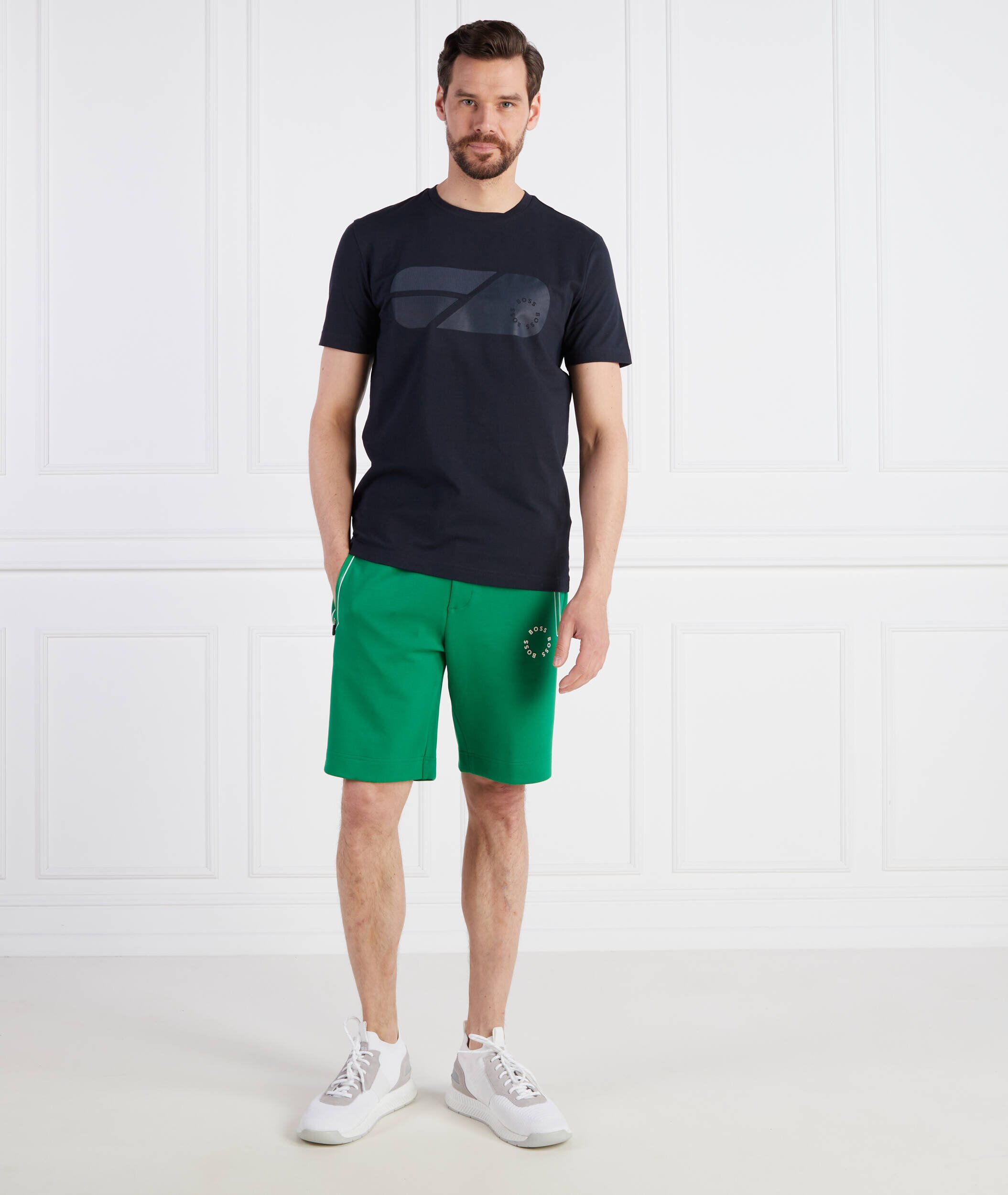 BOSS Green Tricou Tee 9 | Regular Fit | stretch