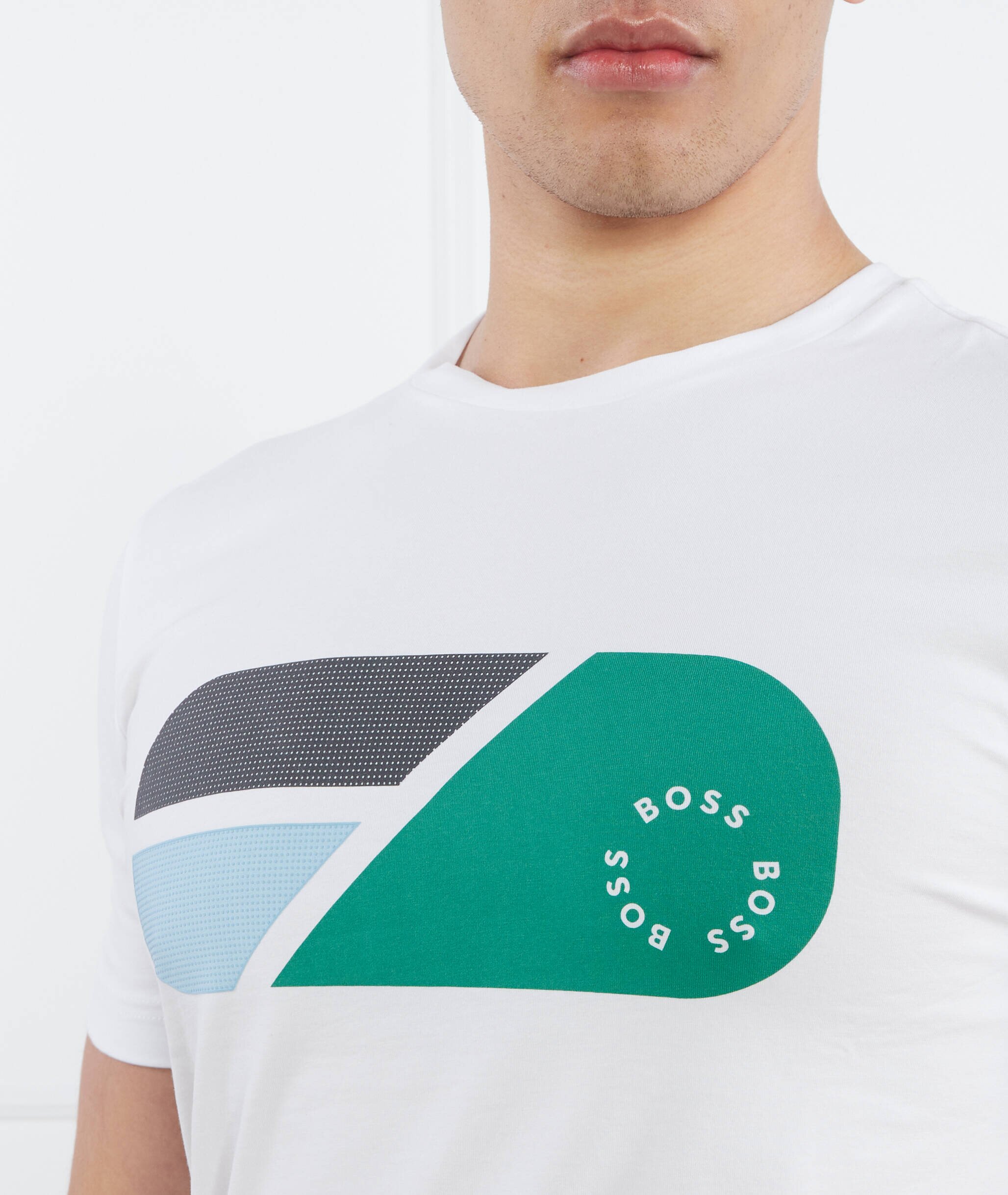 BOSS Green Tricou Tee 9 | Regular Fit | stretch