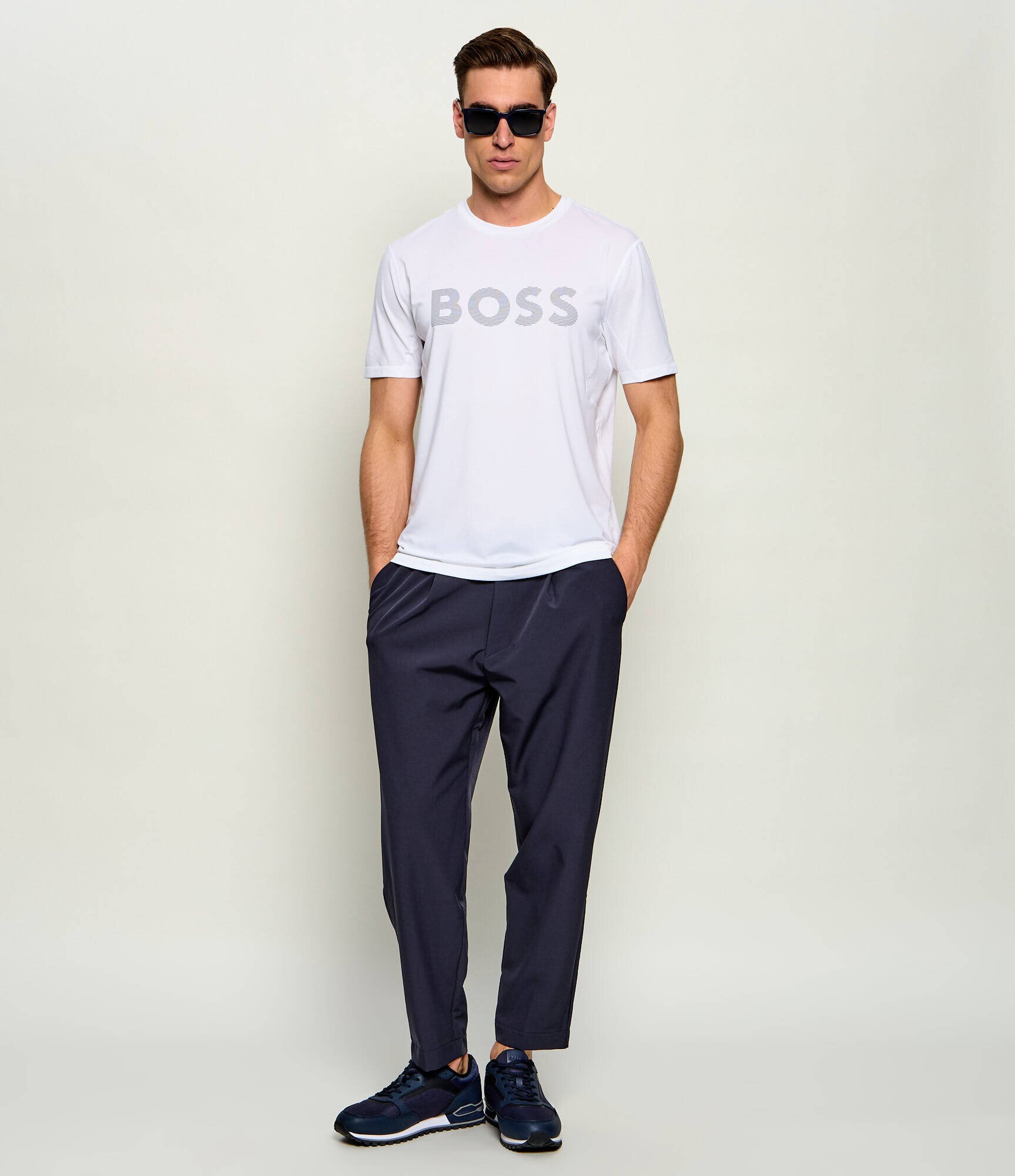 BOSS Green Tricou Tee Active | Slim Fit | stretch