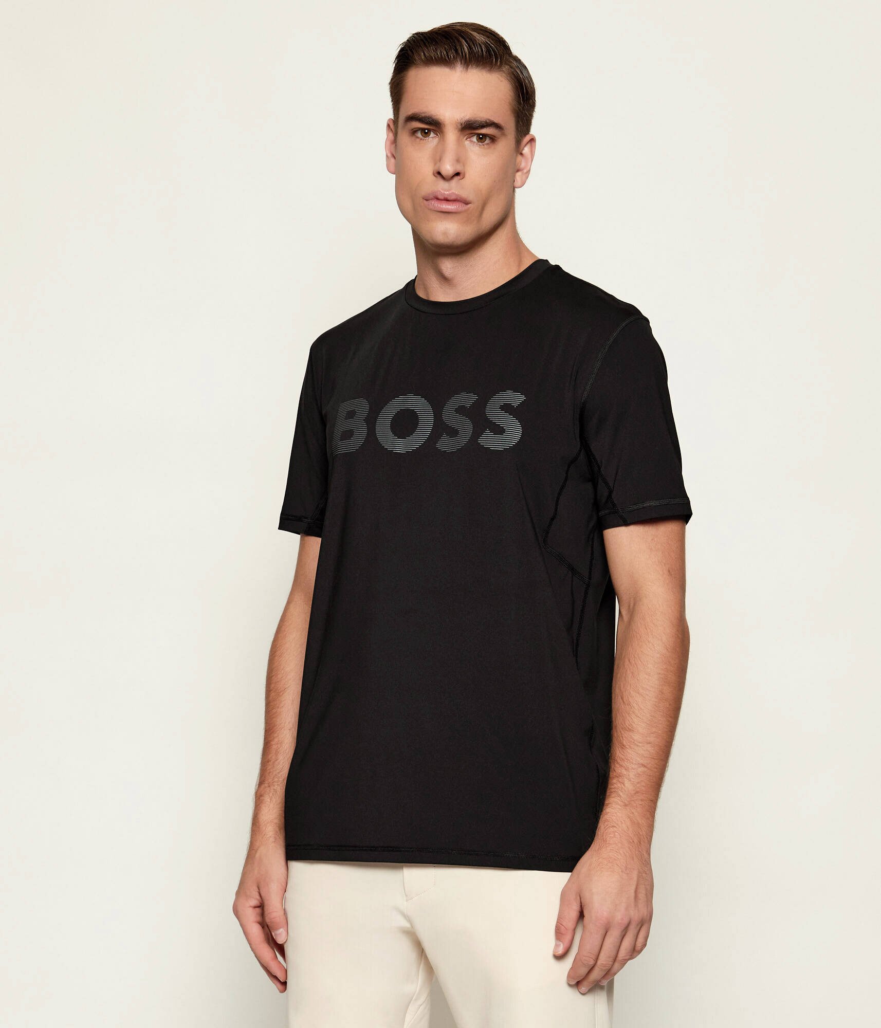 BOSS Green Tricou Tee Active | Slim Fit | stretch
