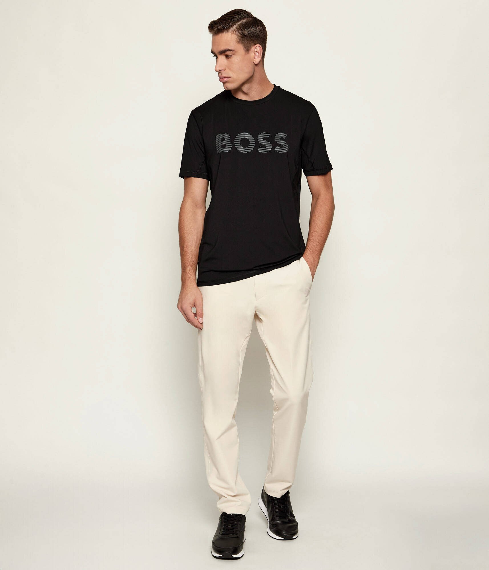 BOSS Green Tricou Tee Active | Slim Fit | stretch