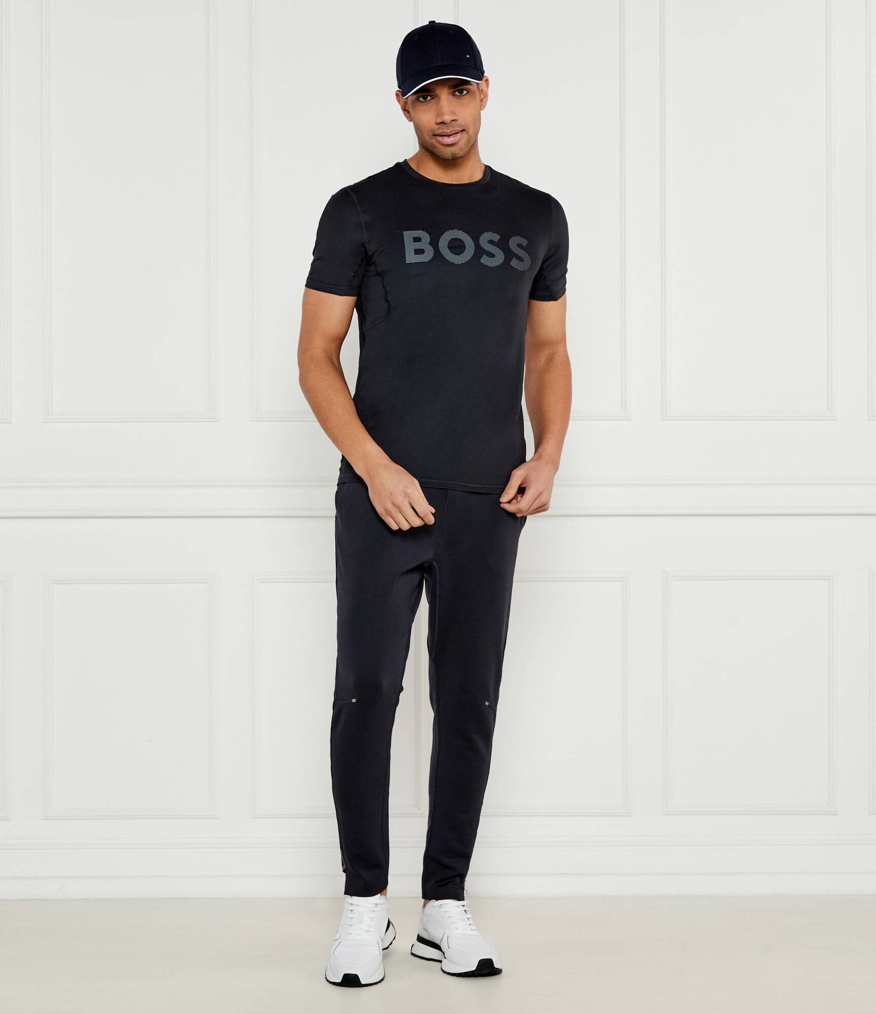 BOSS Green Tricou Tee Active | Slim Fit | stretch