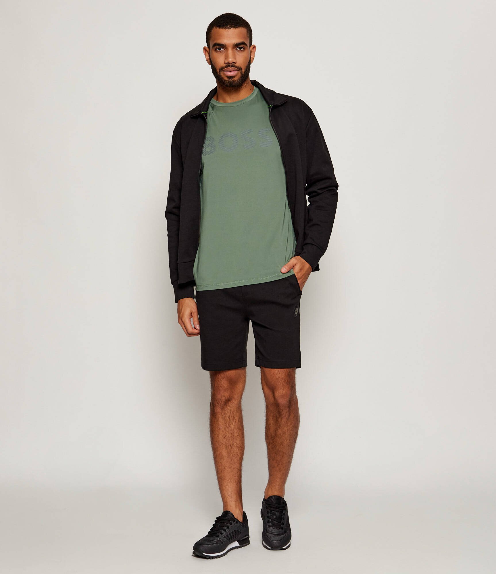 BOSS Green Tricou Tee Active | Slim Fit | stretch