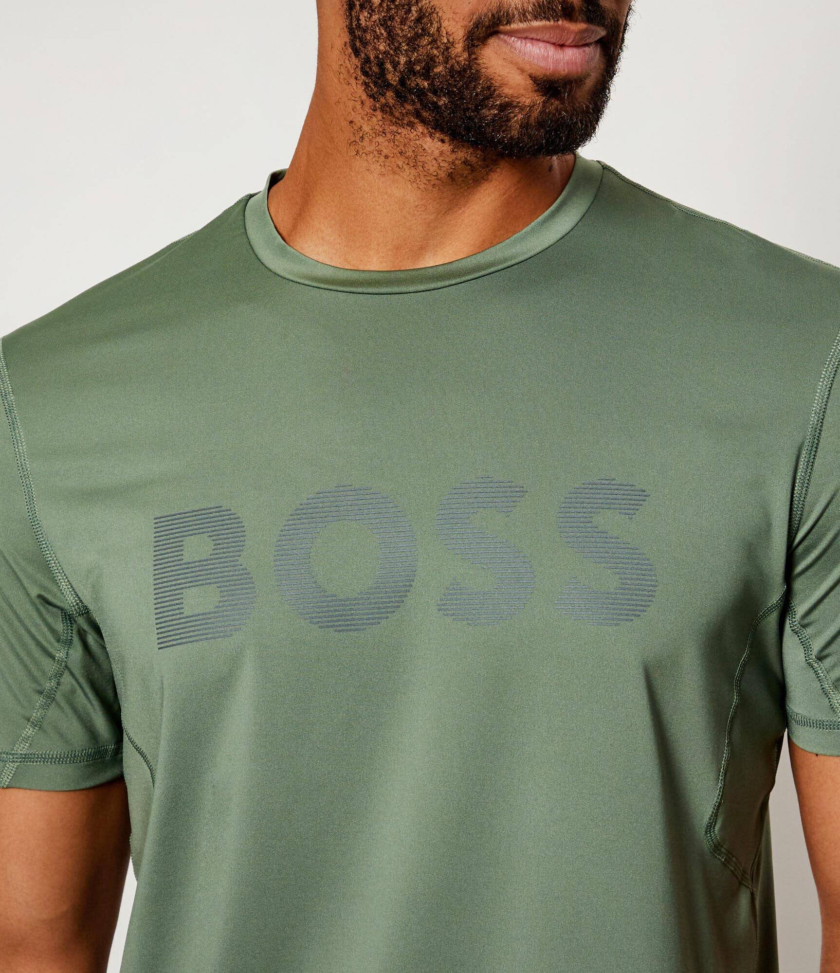 BOSS Green Tricou Tee Active | Slim Fit | stretch