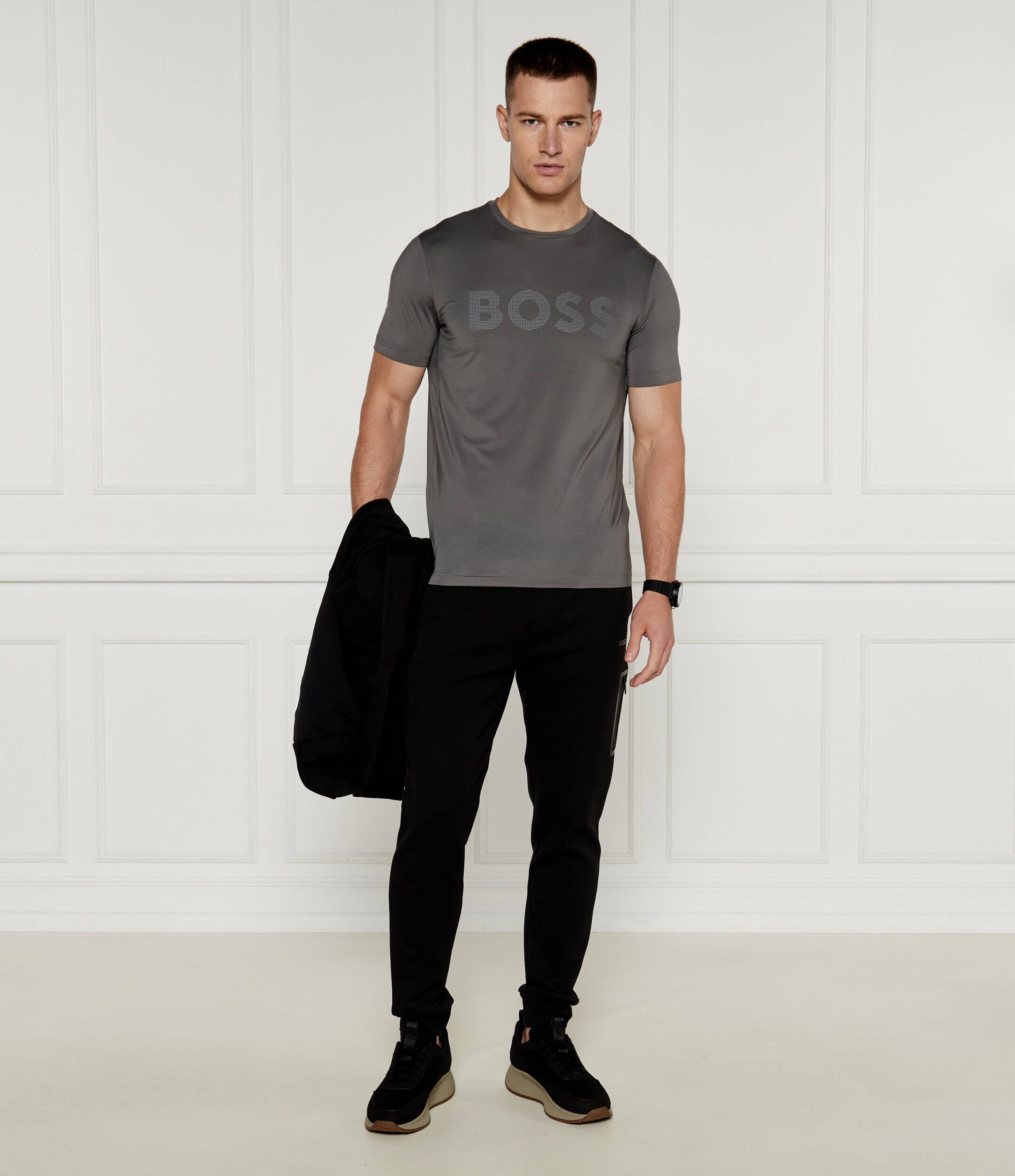 BOSS Green Tricou Tee Active | Slim Fit | stretch