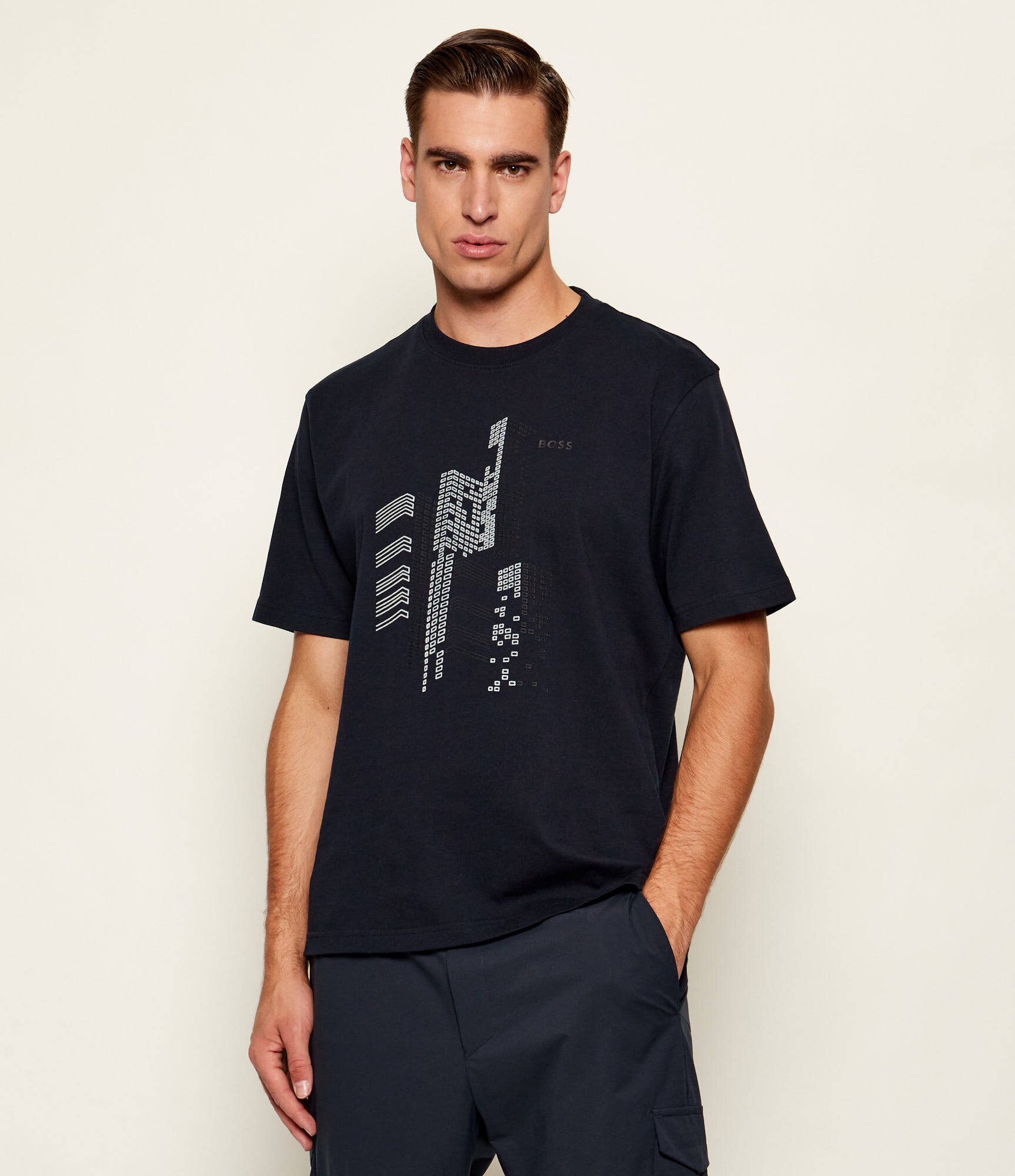 BOSS Green Tricou Tee GRX Zone | Relaxed fit