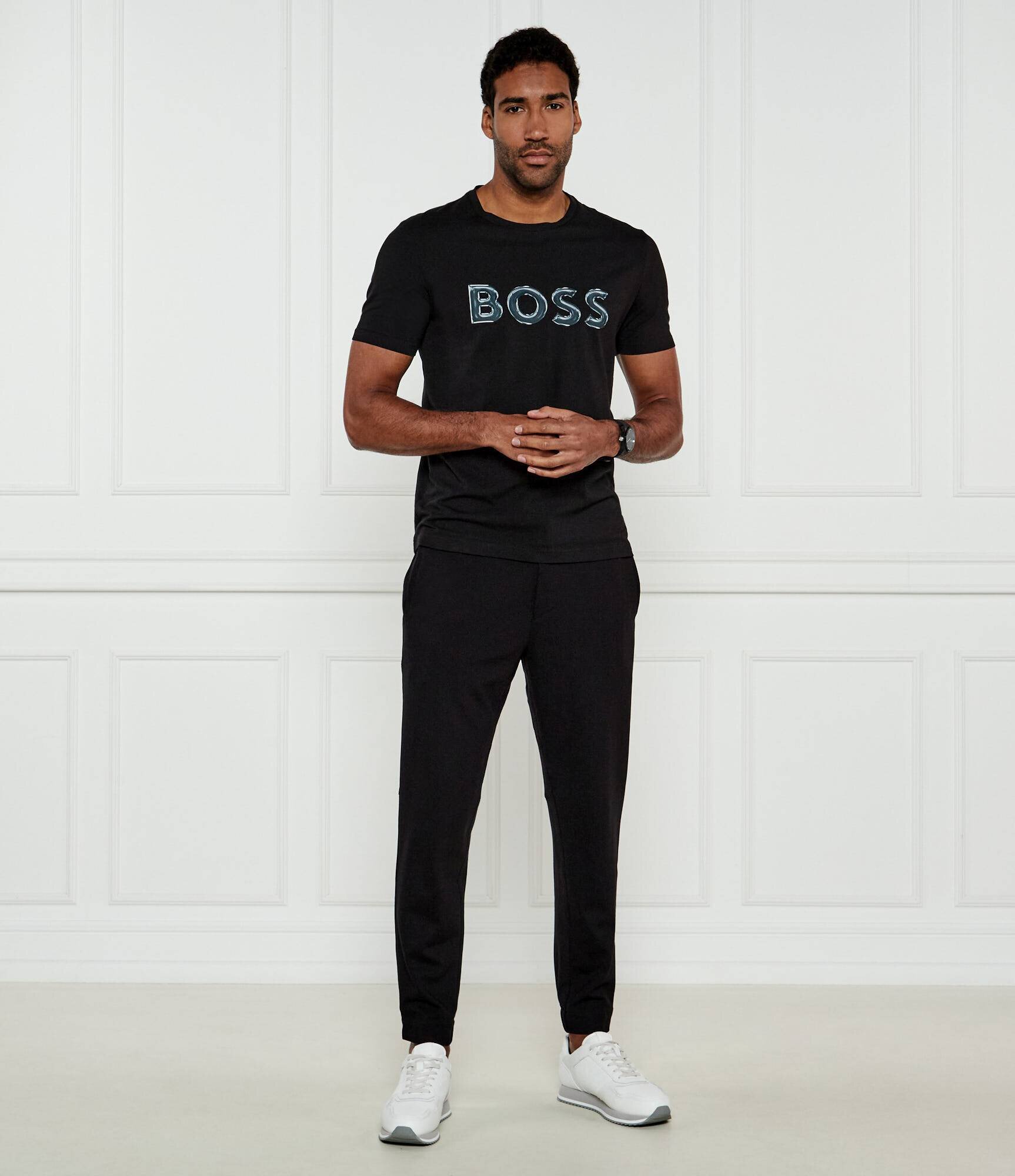 BOSS Green Tricou Tee Logo | Regular Fit | stretch