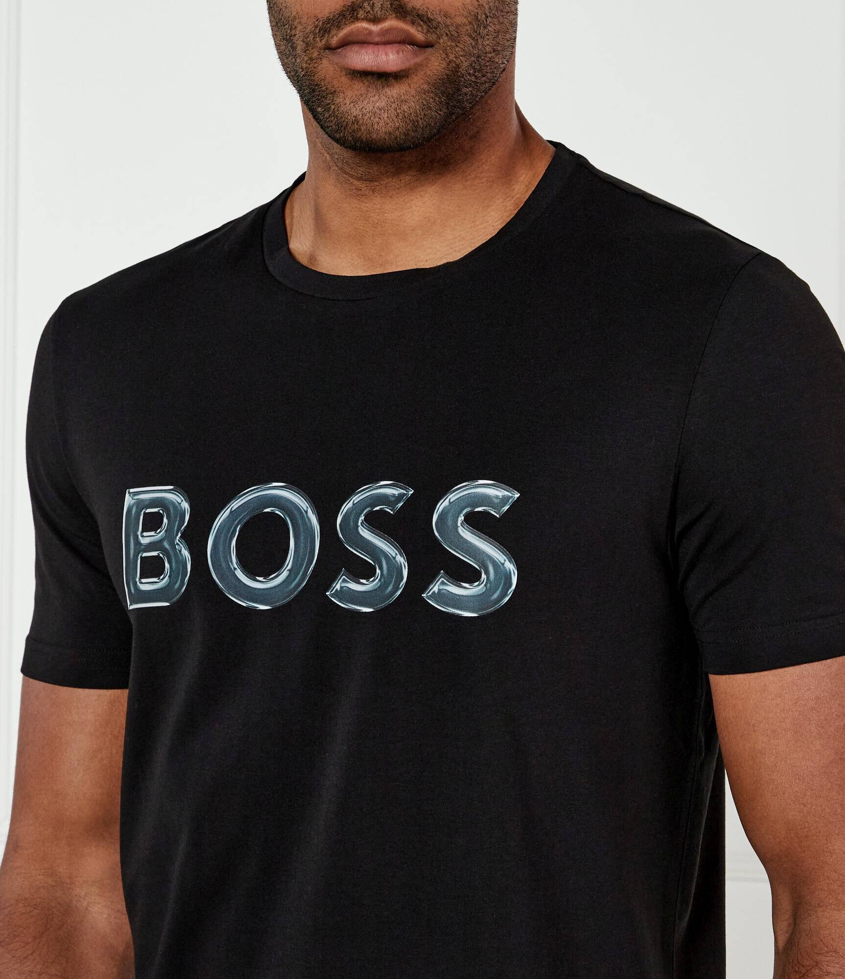 BOSS Green Tricou Tee Logo | Regular Fit | stretch