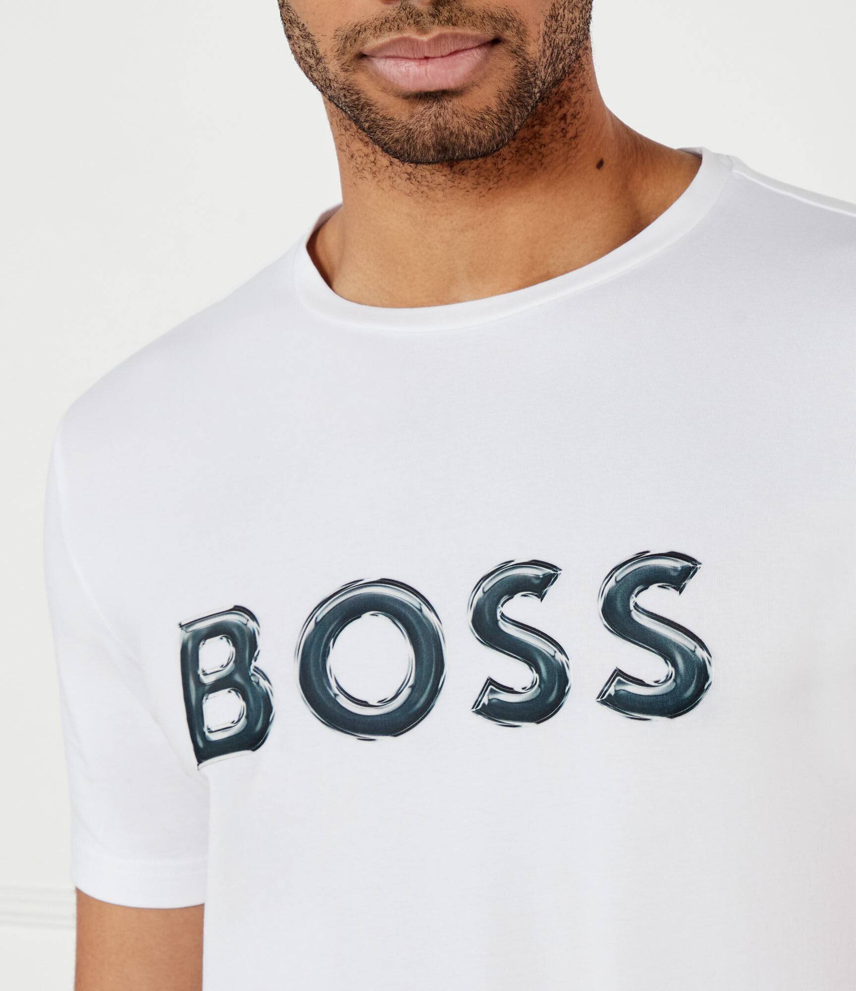 BOSS Green Tricou Tee Logo | Regular Fit | stretch