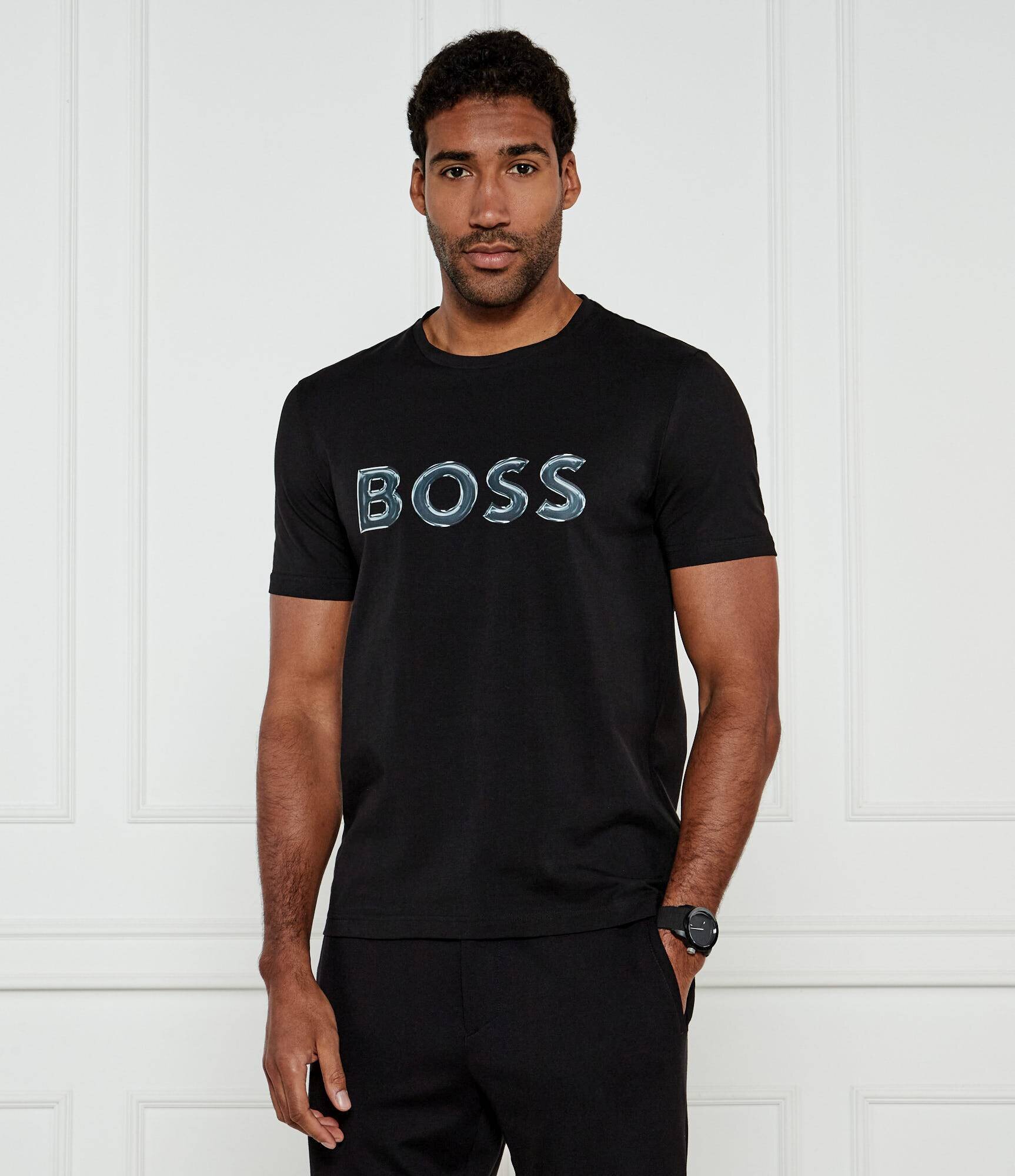 BOSS Green Tricou Tee Logo | Regular Fit | stretch