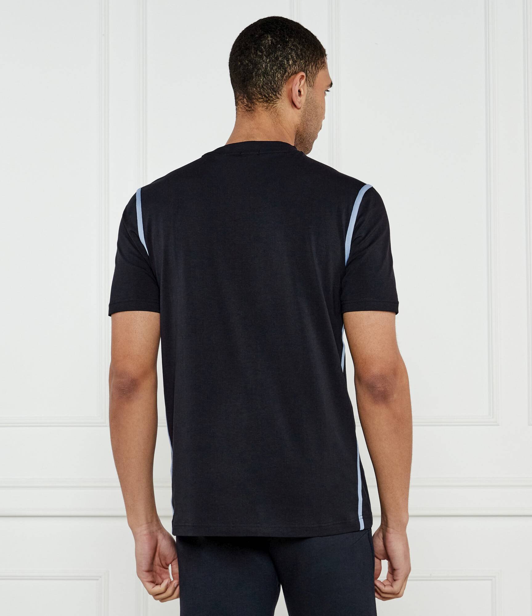 BOSS Green Tricou Tee Tape | Regular Fit | stretch