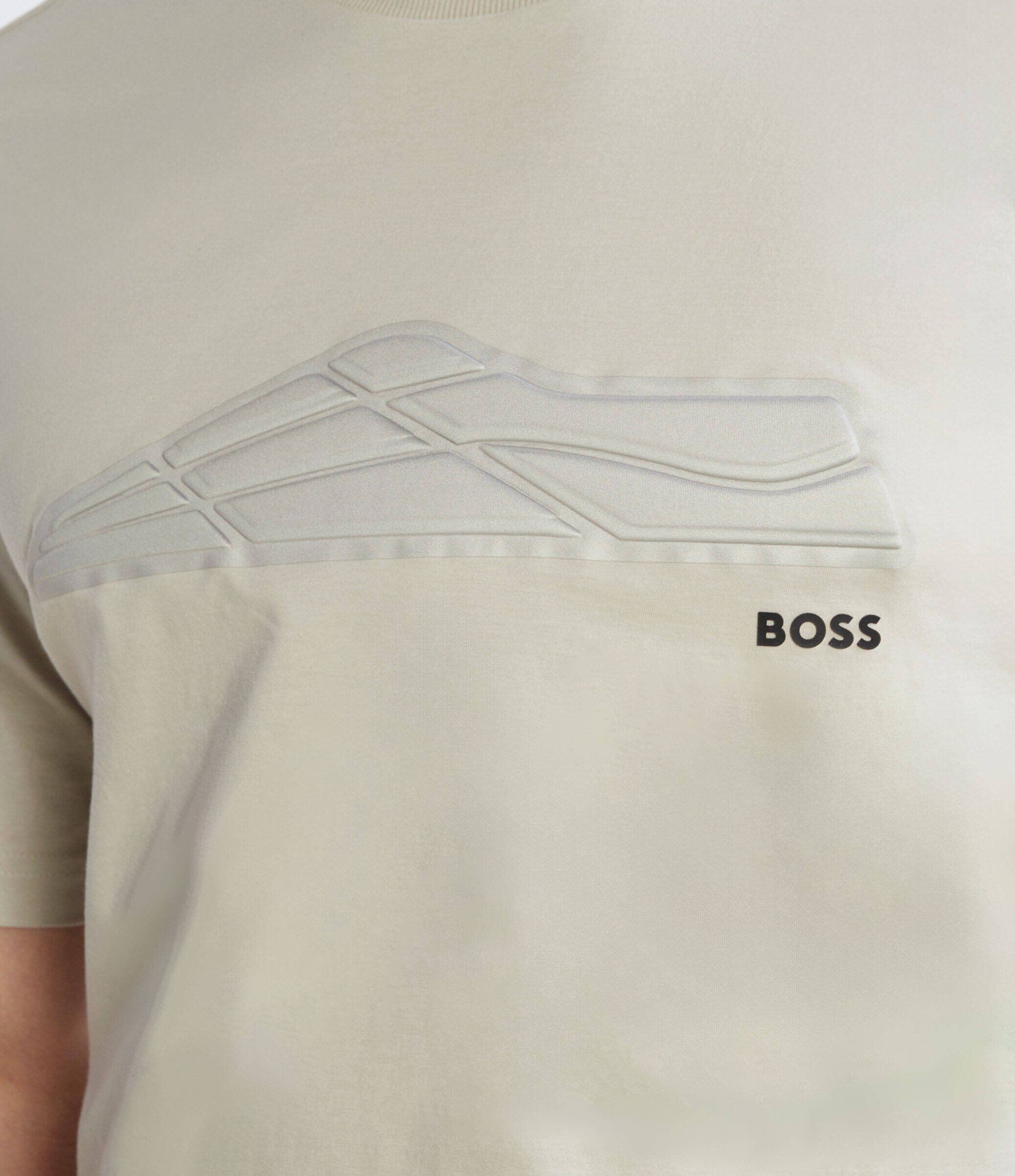 BOSS Green Tricou Tee Titanium | Regular Fit