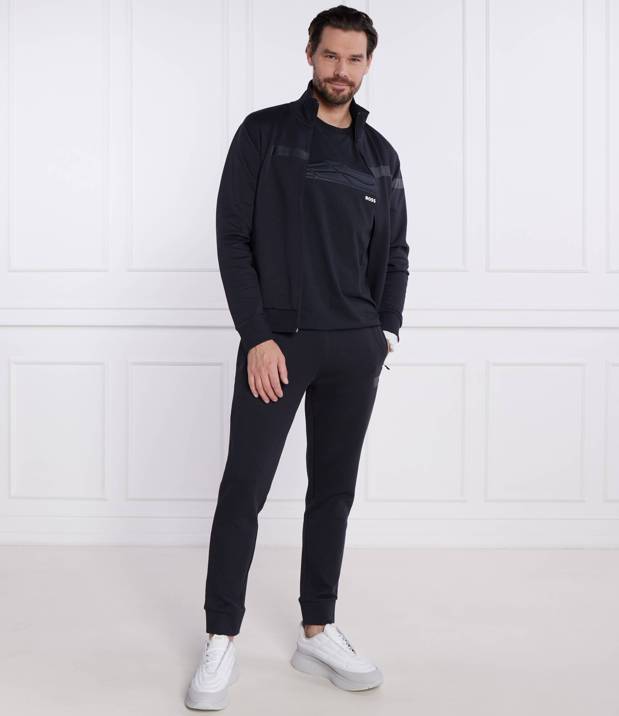 BOSS Green Tricou Tee Titanium | Regular Fit