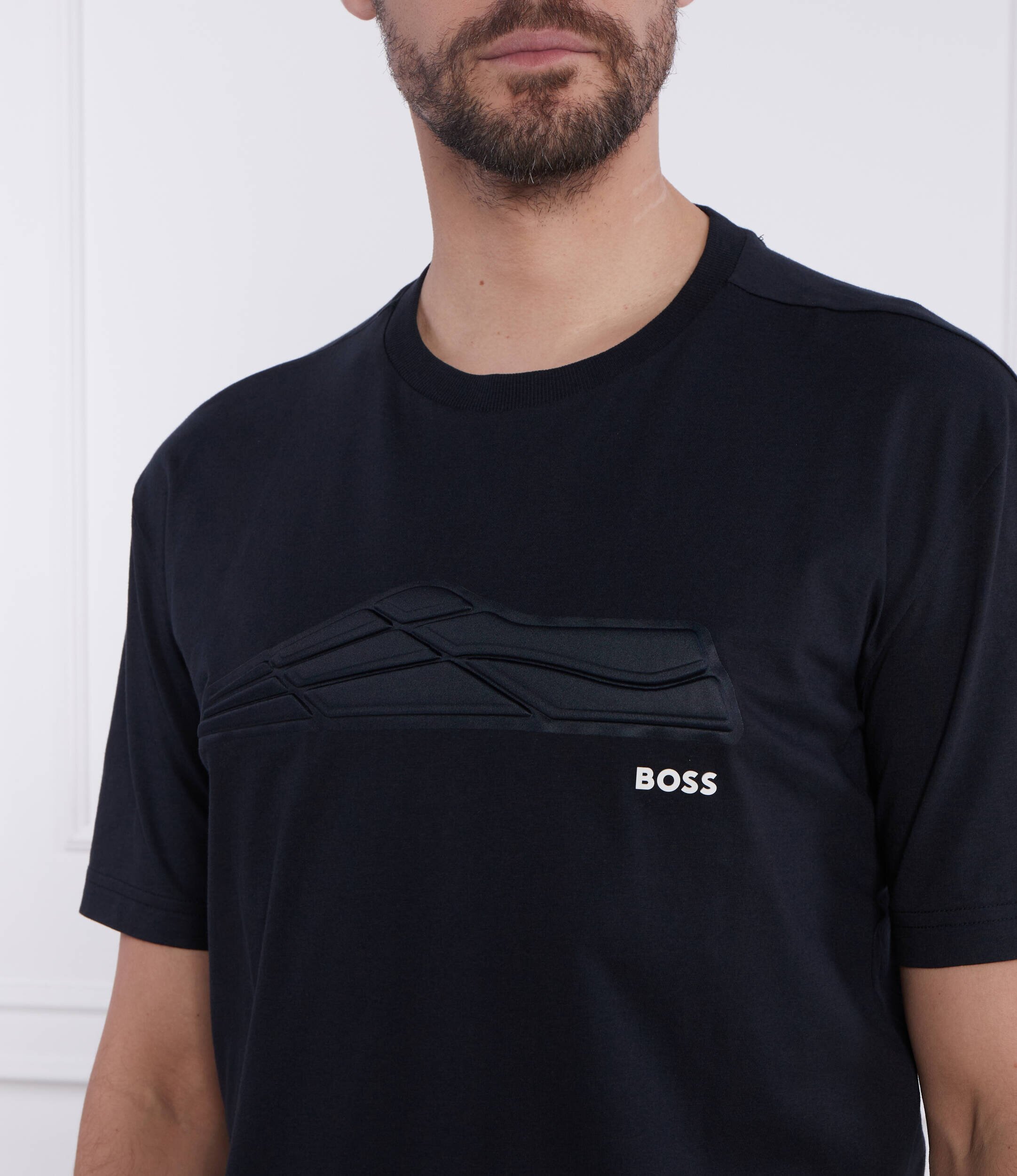 BOSS Green Tricou Tee Titanium | Regular Fit