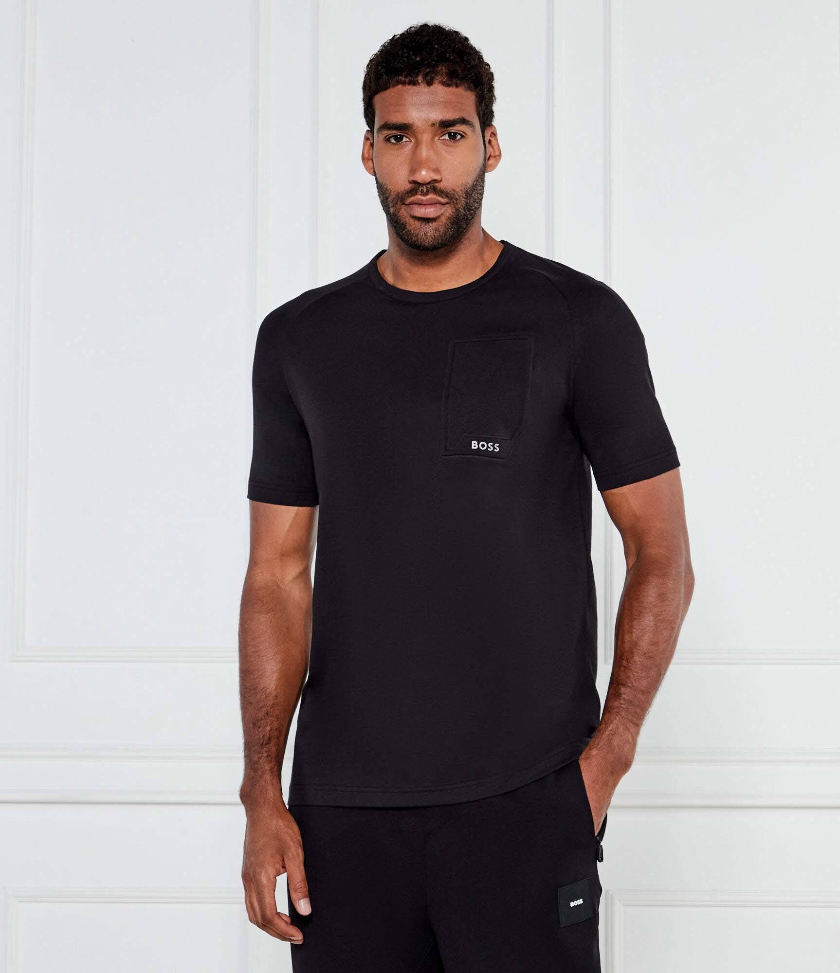 BOSS Green Tricou Tee Urban Tech | Regular Fit | stretch