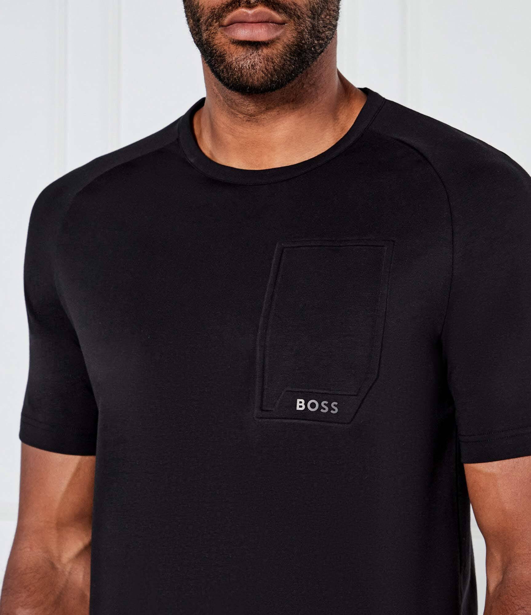 BOSS Green Tricou Tee Urban Tech | Regular Fit | stretch