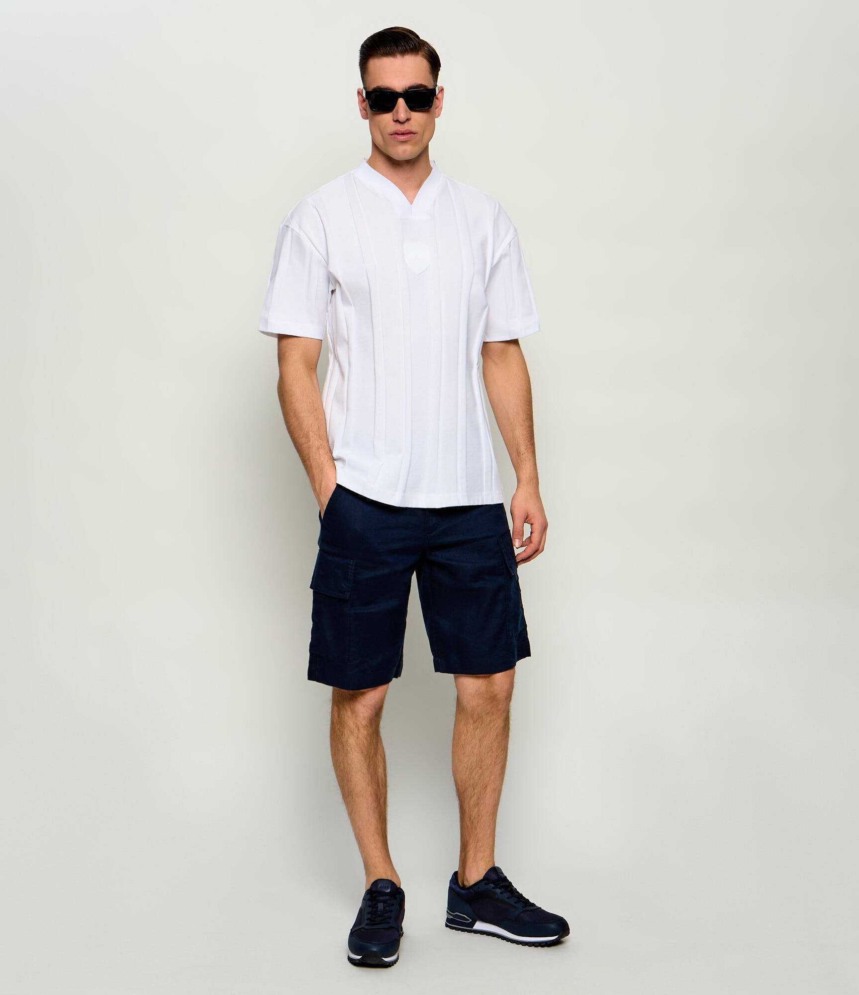 BOSS Green Tricou TS_BB BC Lux GRX | Relaxed fit