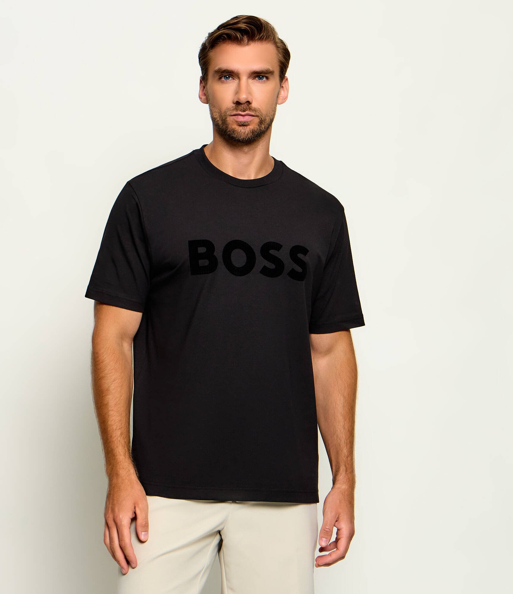 BOSS Green Tricou TS_Cord Logo | regular fit | stretch