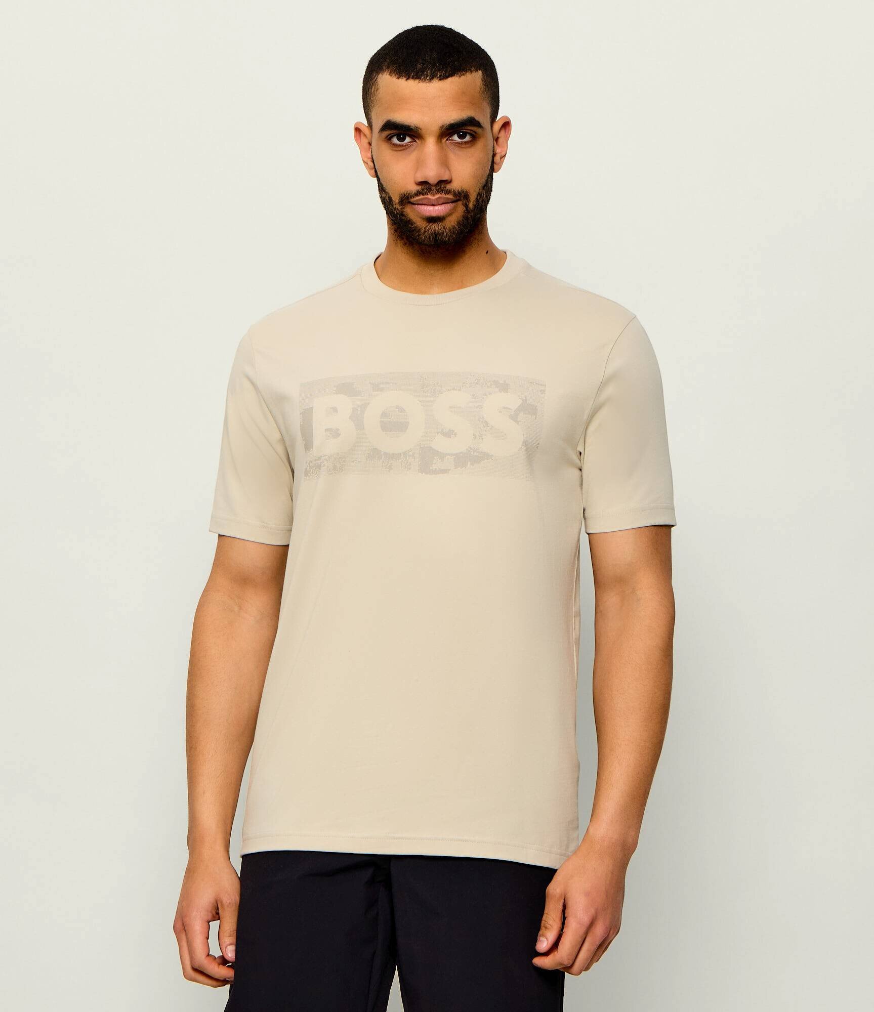 BOSS Green Tricou TS_Globe | regular fit | stretch