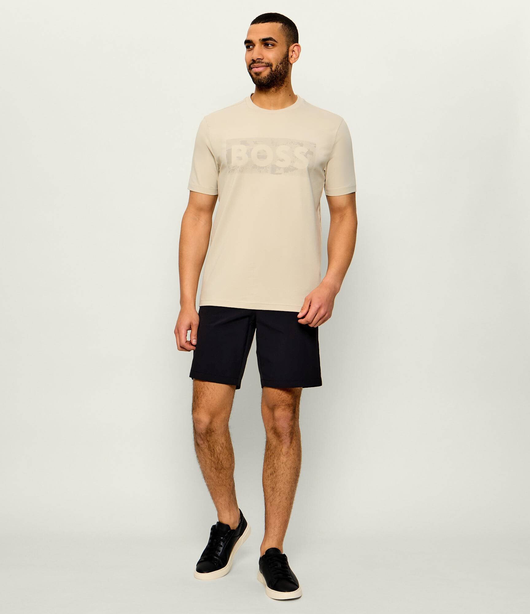 BOSS Green Tricou TS_Globe | regular fit | stretch