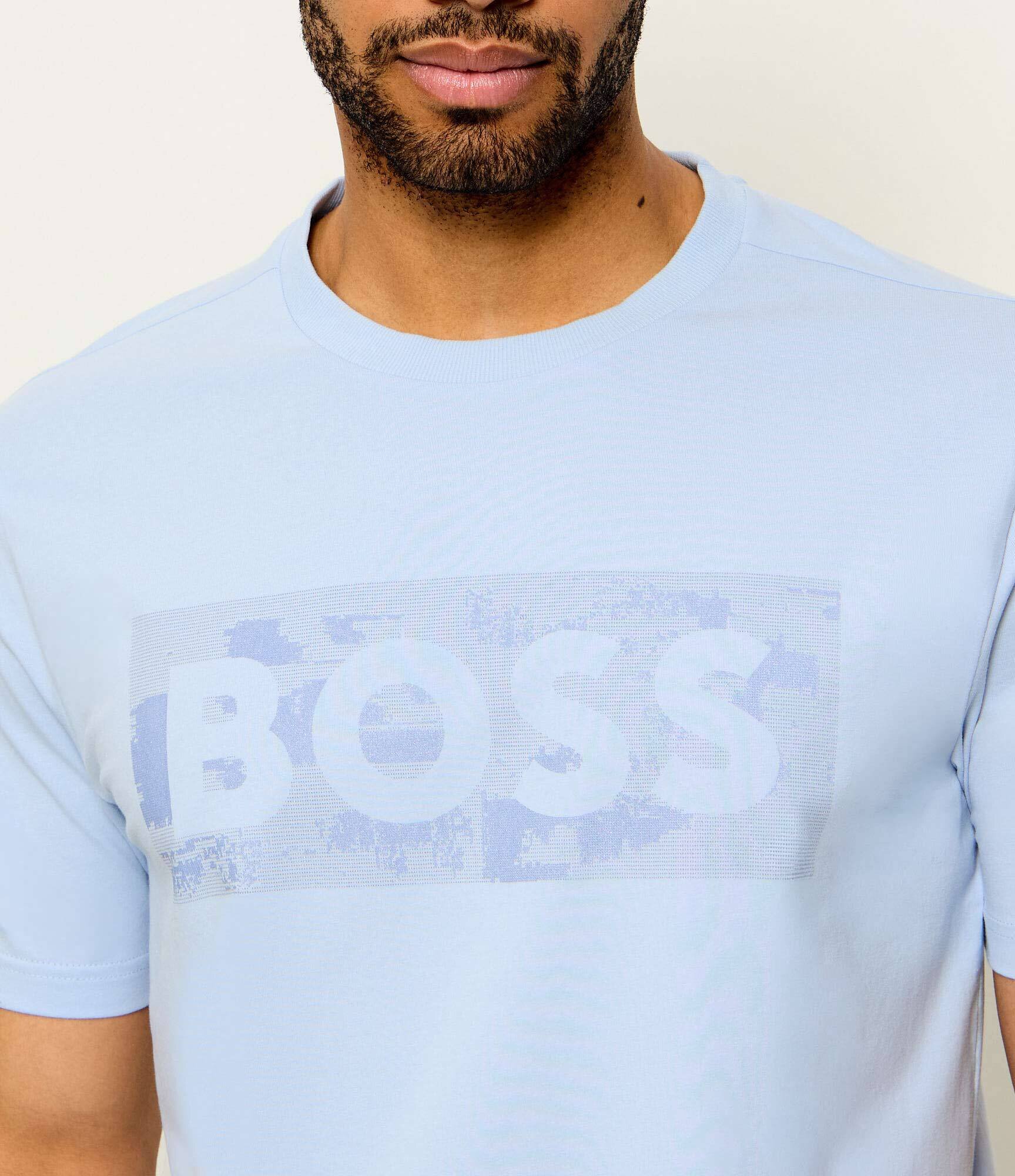 BOSS Green Tricou TS_Globe | regular fit | stretch