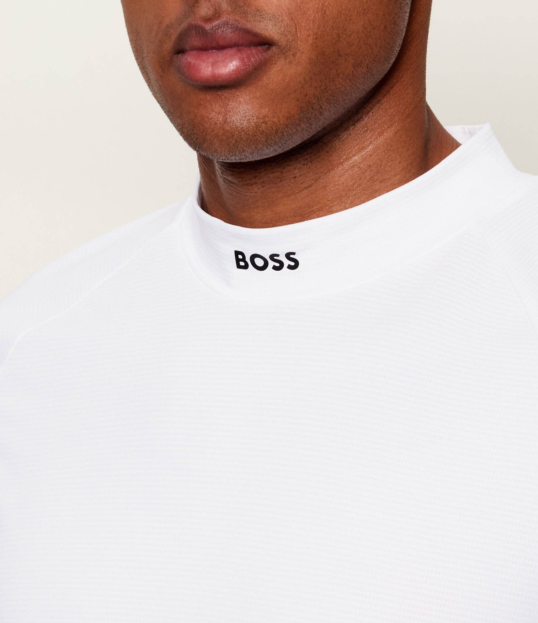 BOSS Green Tricou TS_GOC Birdie Mock | Slim Fit