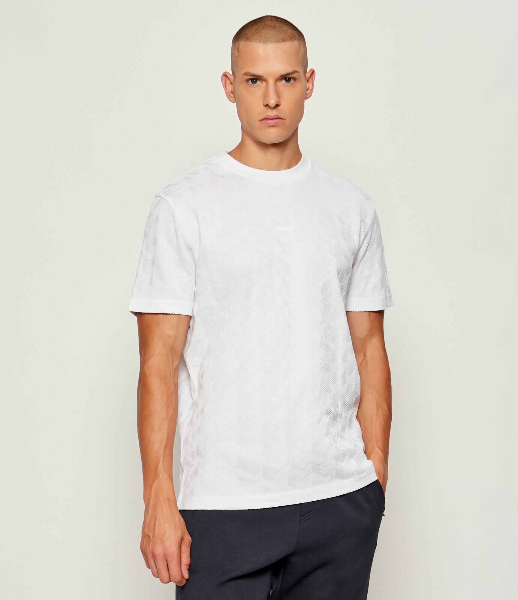 BOSS Green Tricou TS_Mirror Artwork | Relaxed fit
