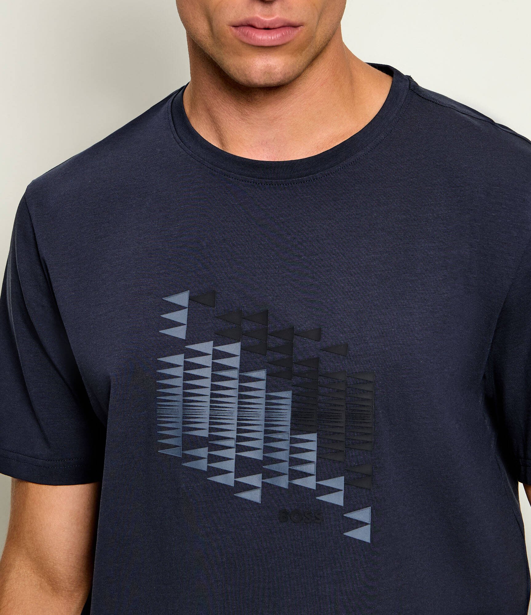 BOSS Green Tricou TS_Network Flag | regular fit