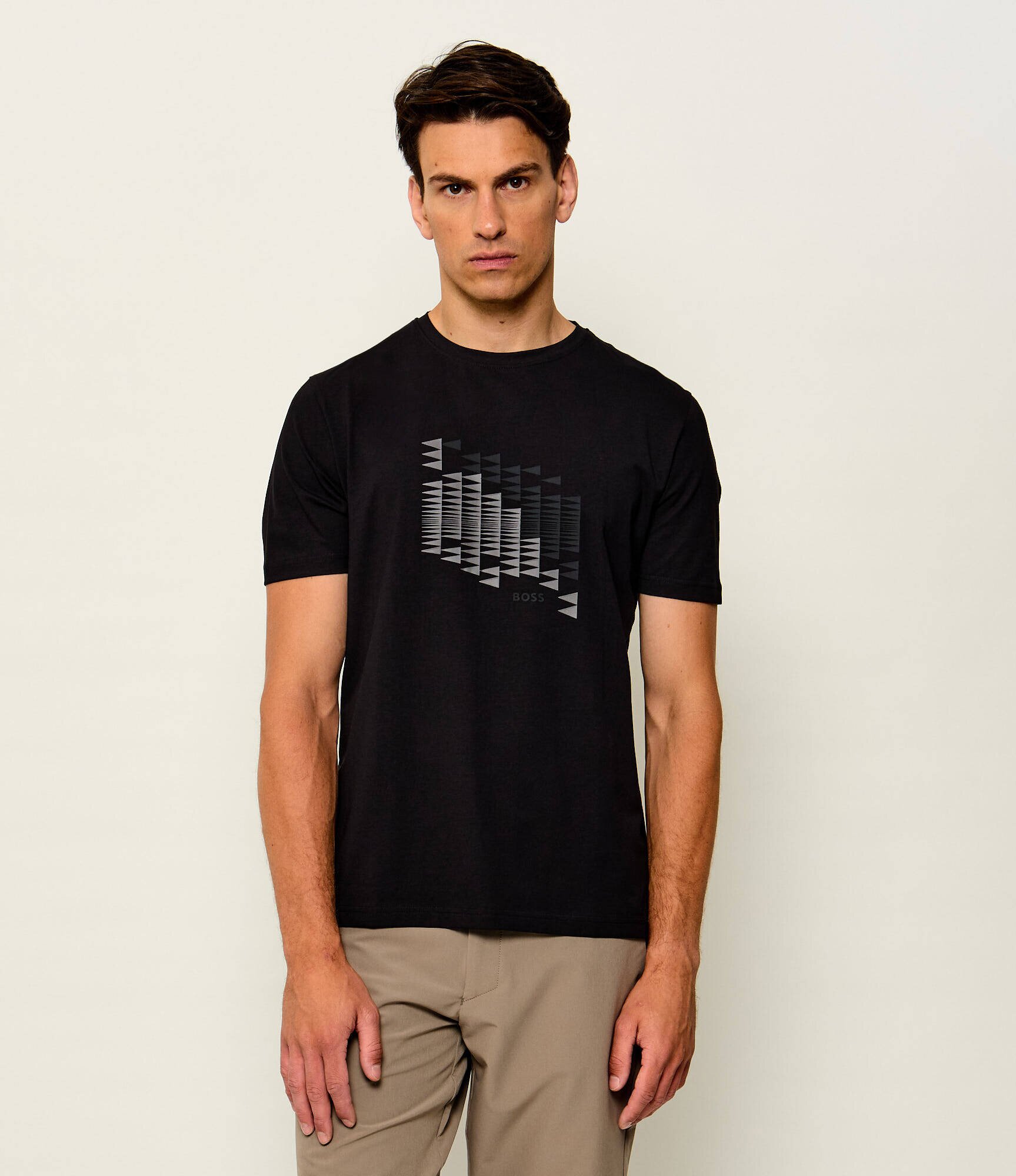 BOSS Green Tricou TS_Network Flag | regular fit