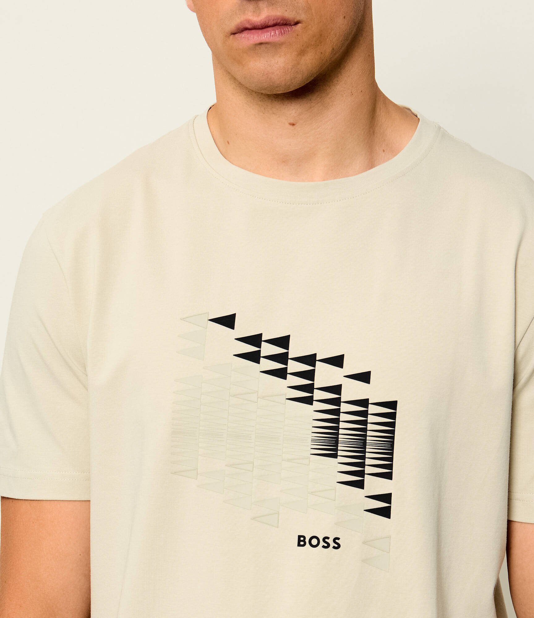 BOSS Green Tricou TS_Network Flag | regular fit