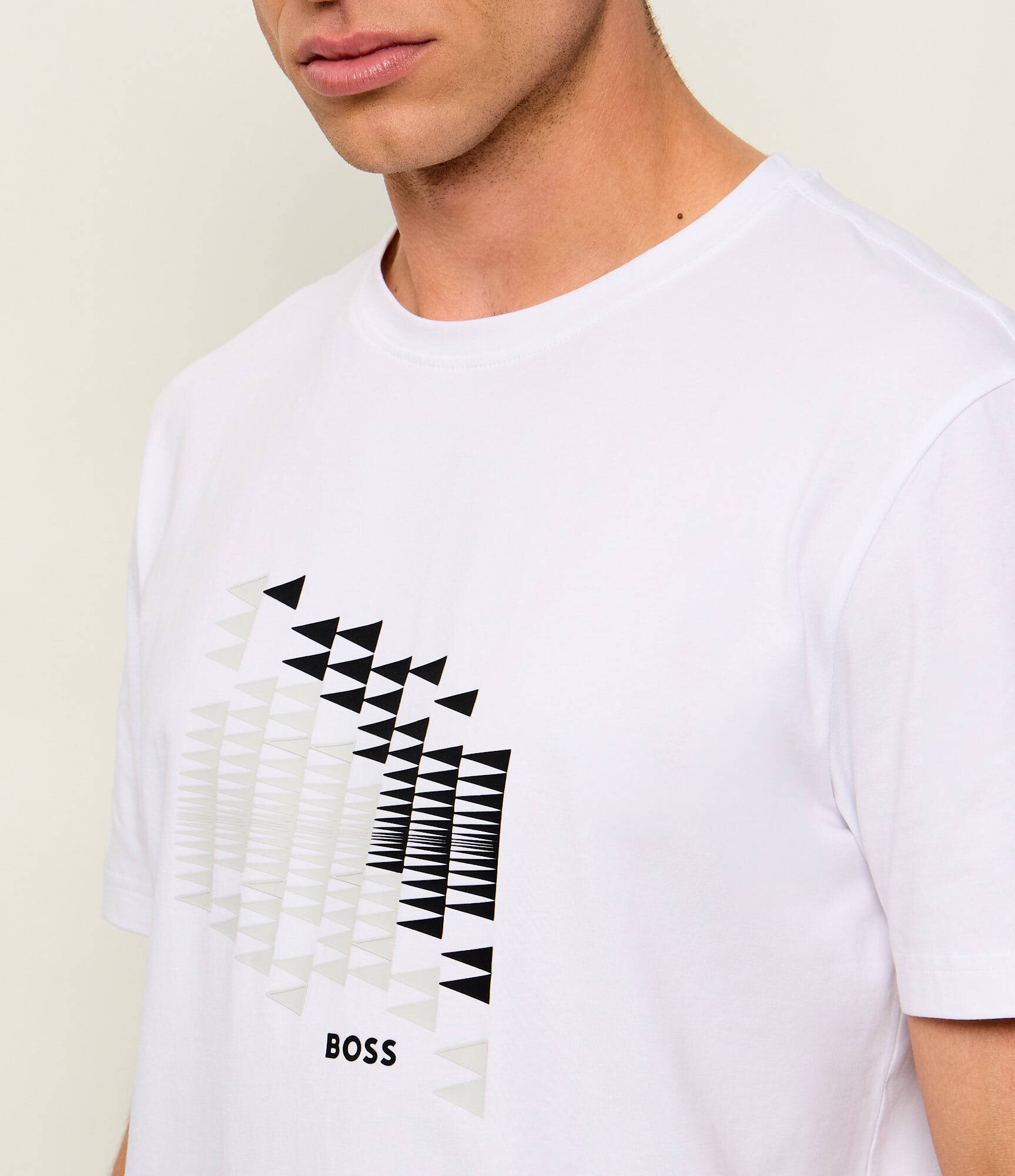 BOSS Green Tricou TS_Network Flag | regular fit