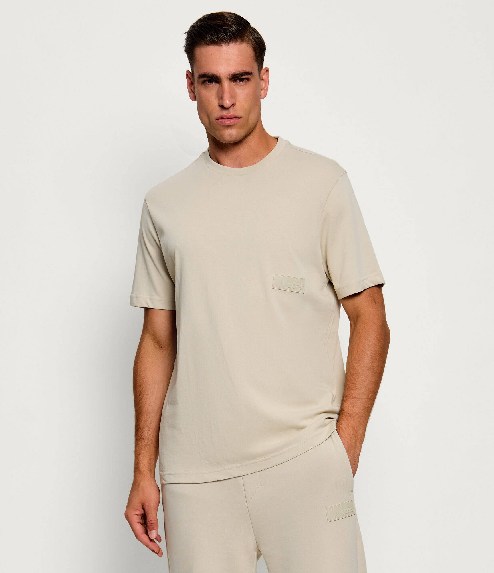BOSS Green Tricou TS_Structure | Relaxed fit