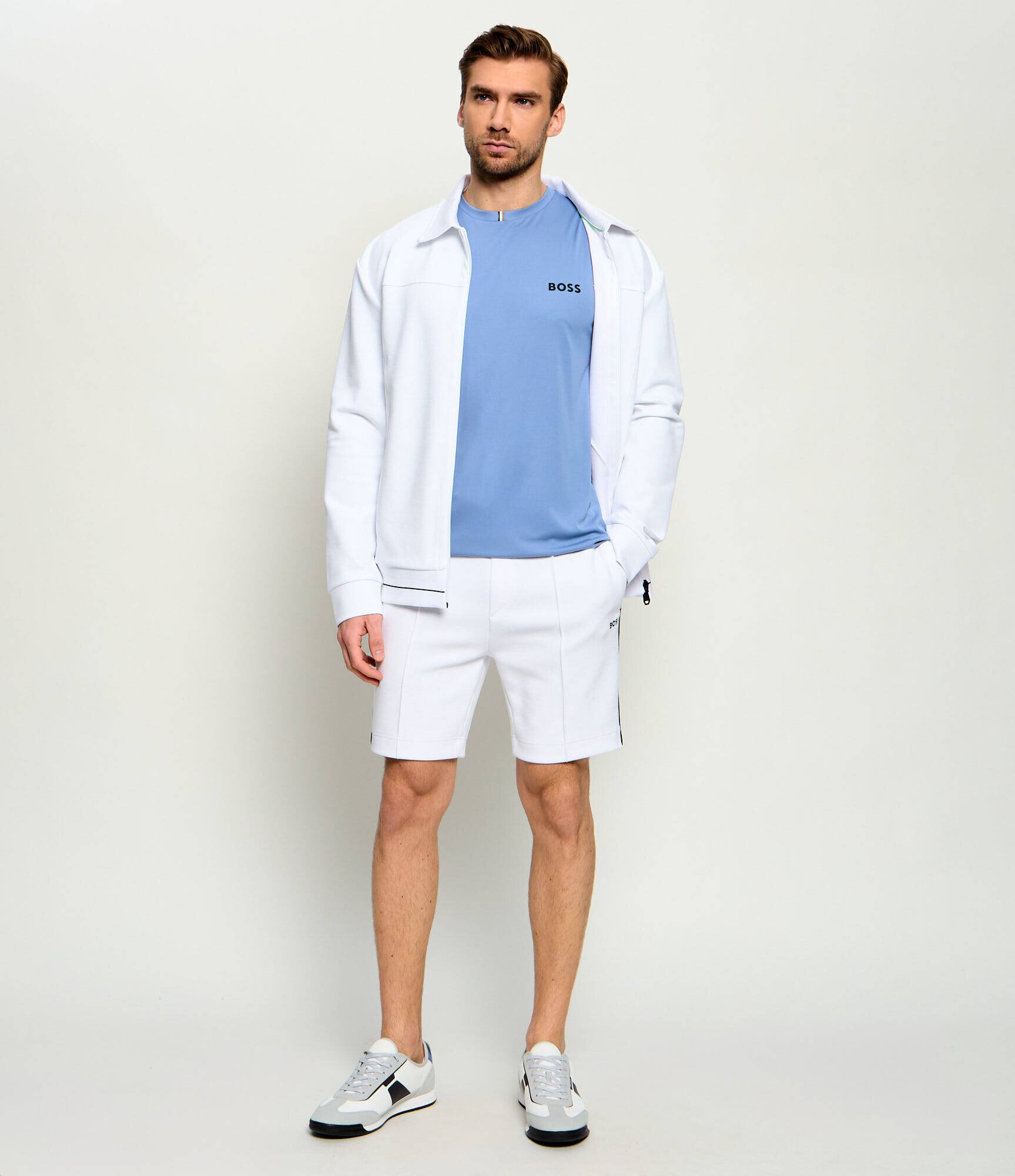 BOSS Green Tricou TS_TOC Spin Training Boss x The Chance | Slim Fit