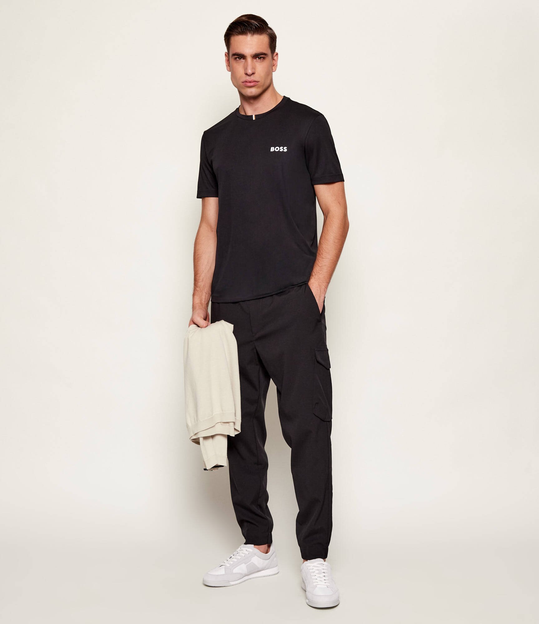 BOSS Green Tricou TS_TOC Spin Training Boss x The Chance | Slim Fit
