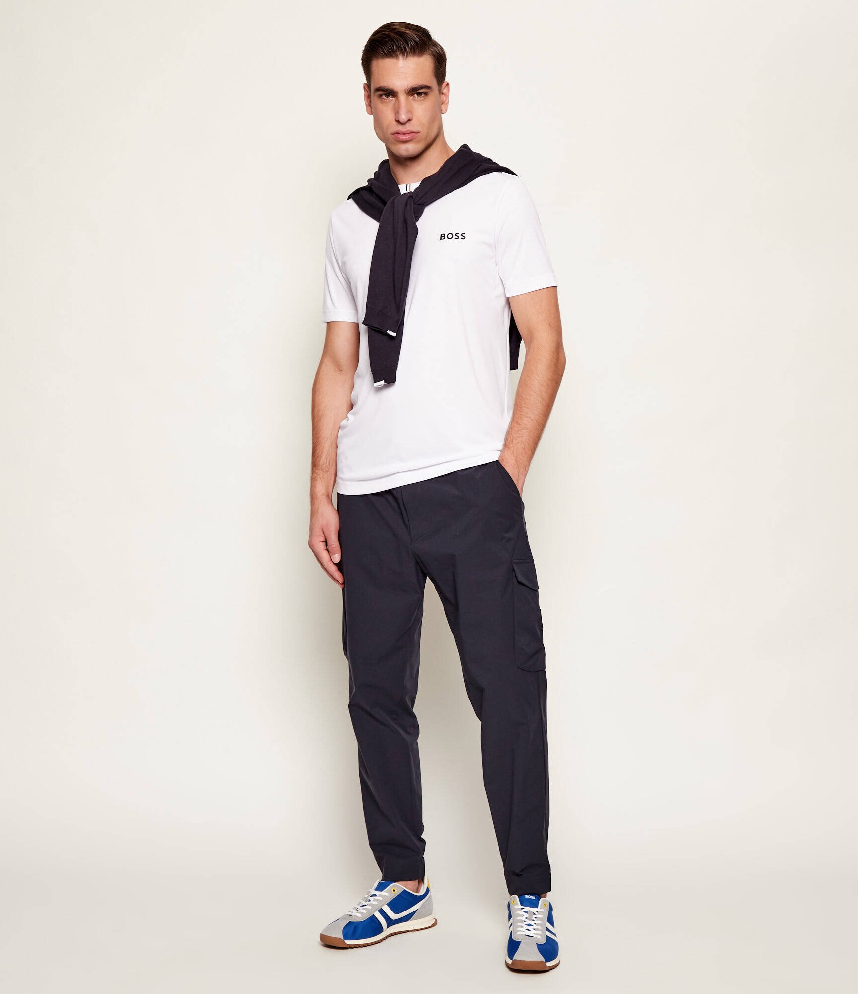BOSS Green Tricou TS_TOC Spin Training Boss x The Chance | Slim Fit