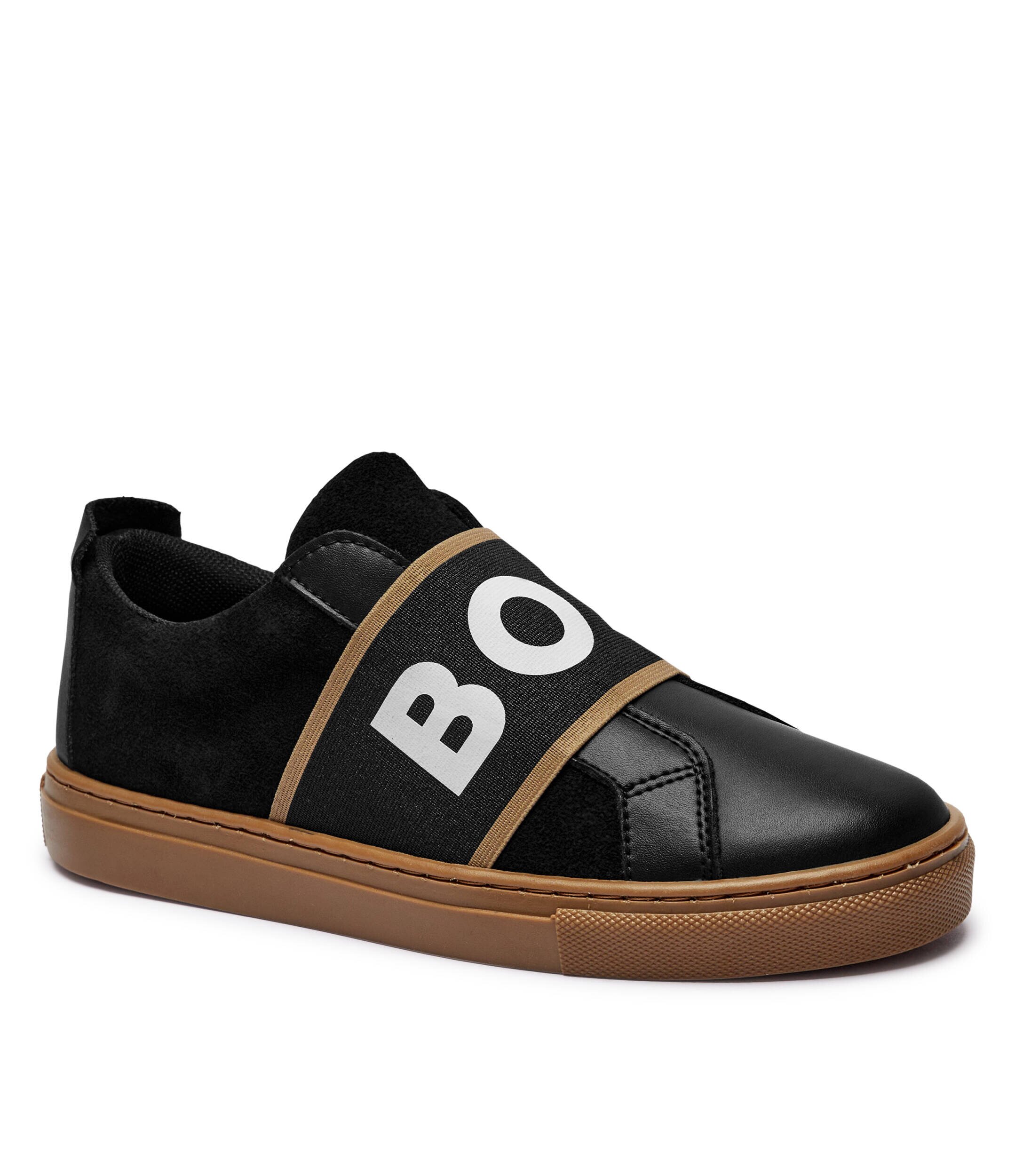 BOSS Kidswear De piele sneakers