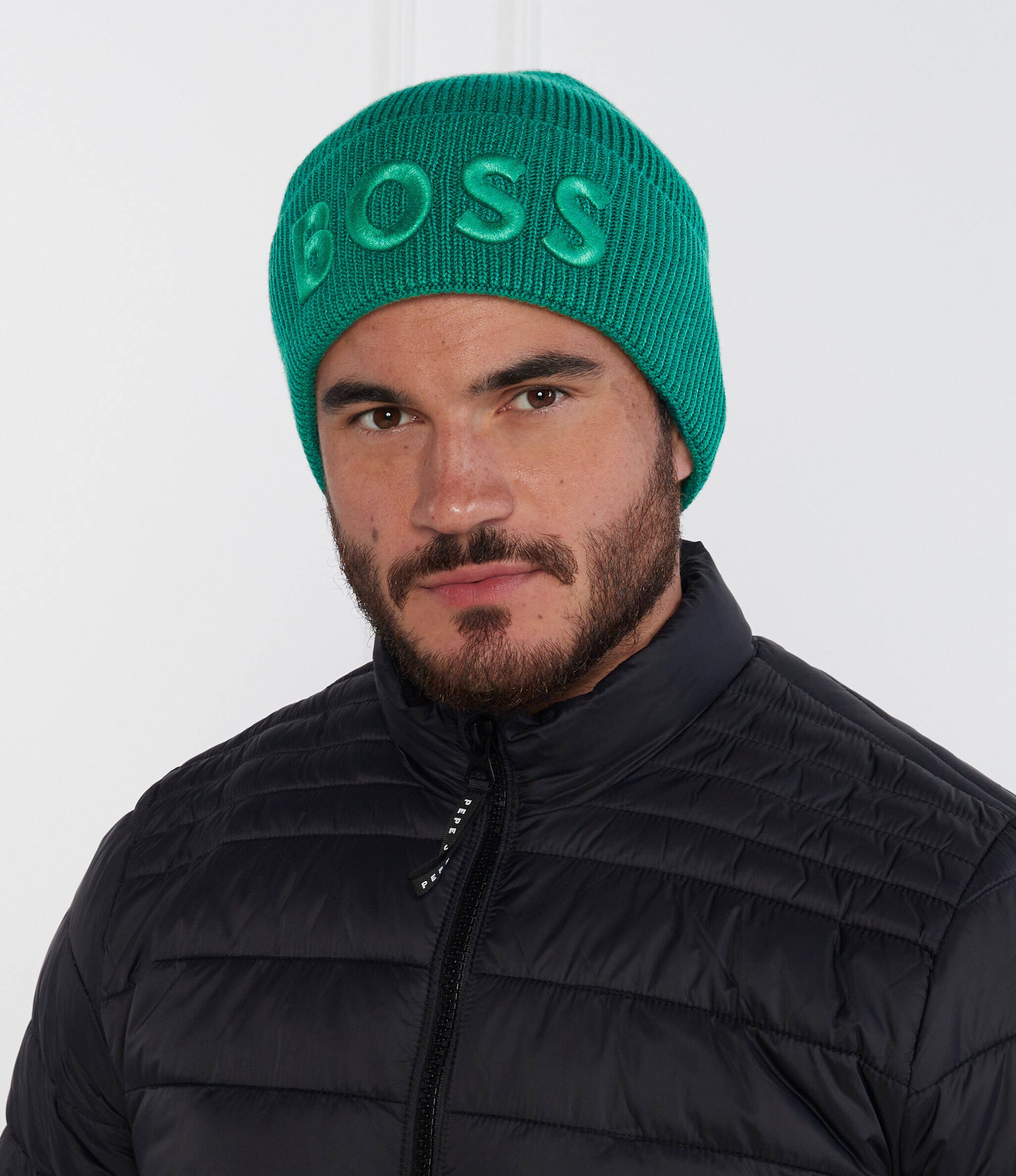 Boss Orange Căciulă Afox cu adaos de lână